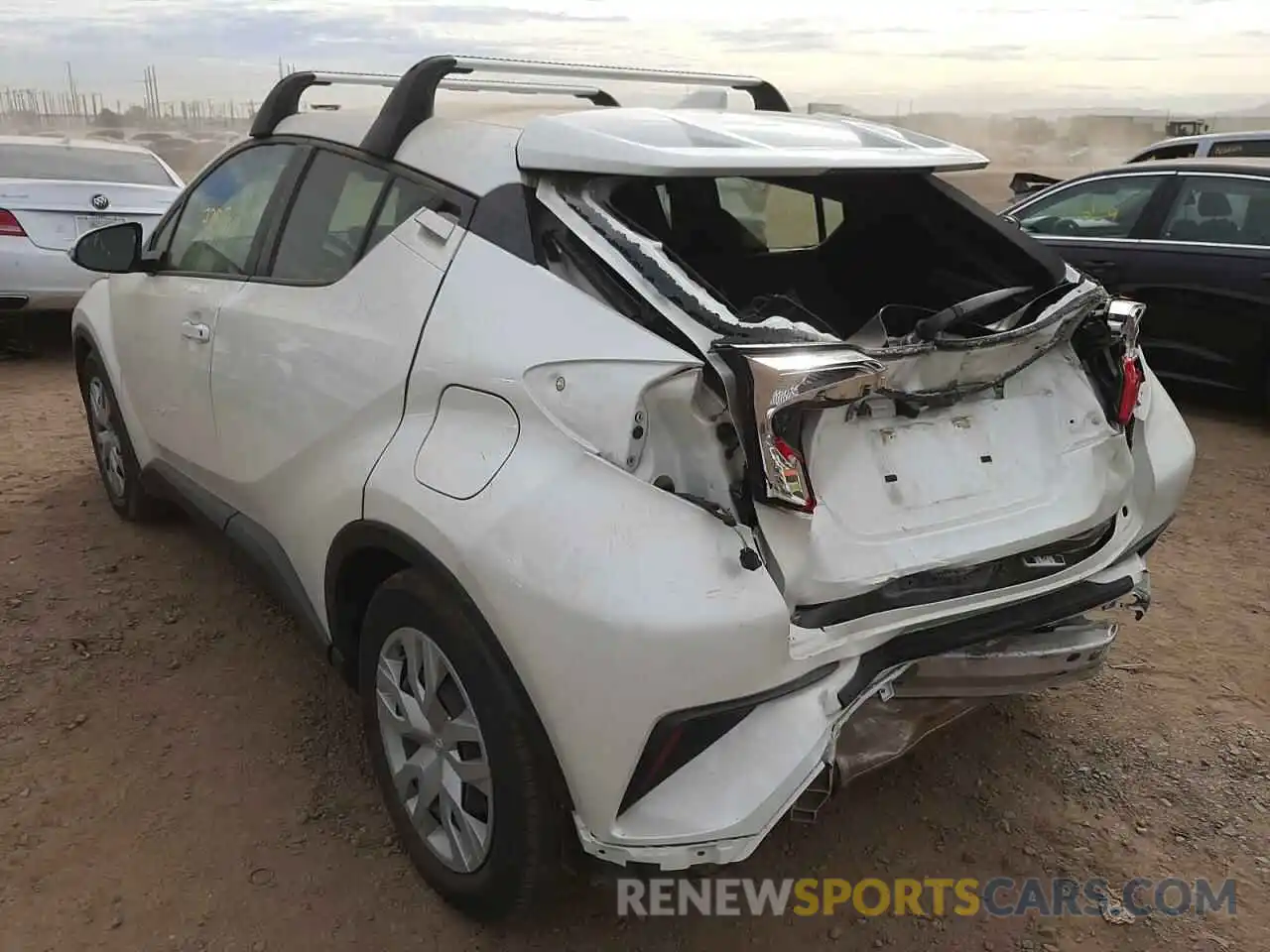 3 Photograph of a damaged car JTNKHMBX2K1042780 TOYOTA C-HR 2019