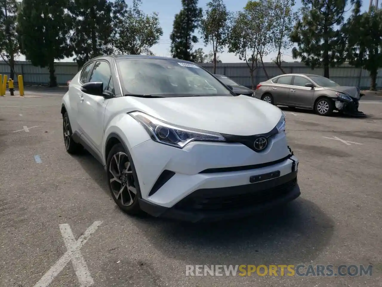 1 Photograph of a damaged car JTNKHMBX2K1043377 TOYOTA C-HR 2019