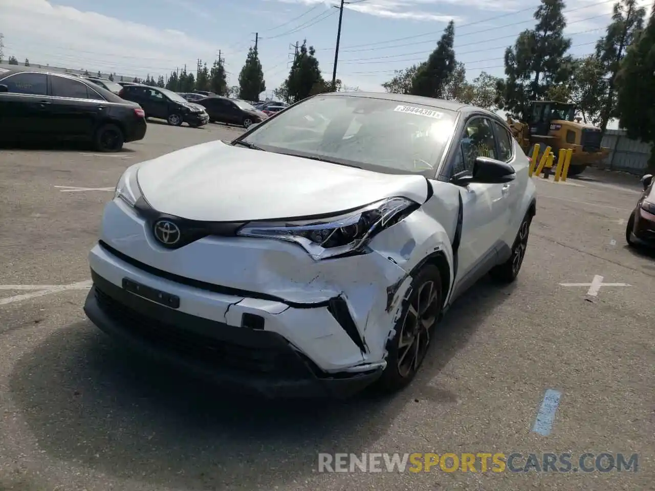 2 Photograph of a damaged car JTNKHMBX2K1043377 TOYOTA C-HR 2019