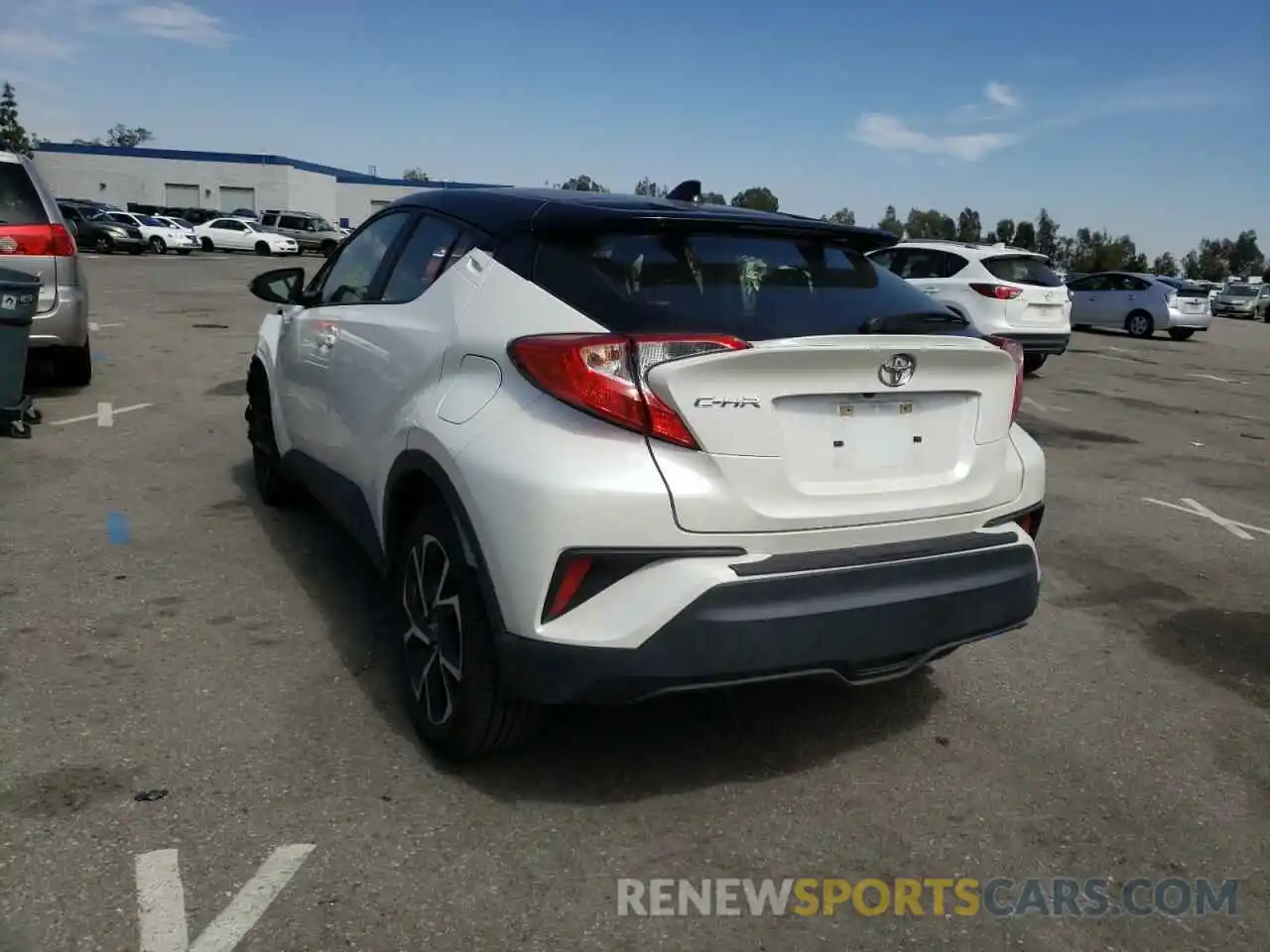 3 Photograph of a damaged car JTNKHMBX2K1043377 TOYOTA C-HR 2019