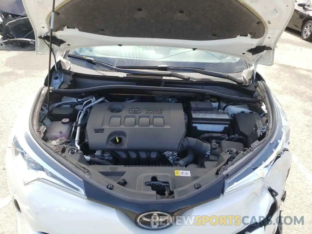 7 Photograph of a damaged car JTNKHMBX2K1043377 TOYOTA C-HR 2019