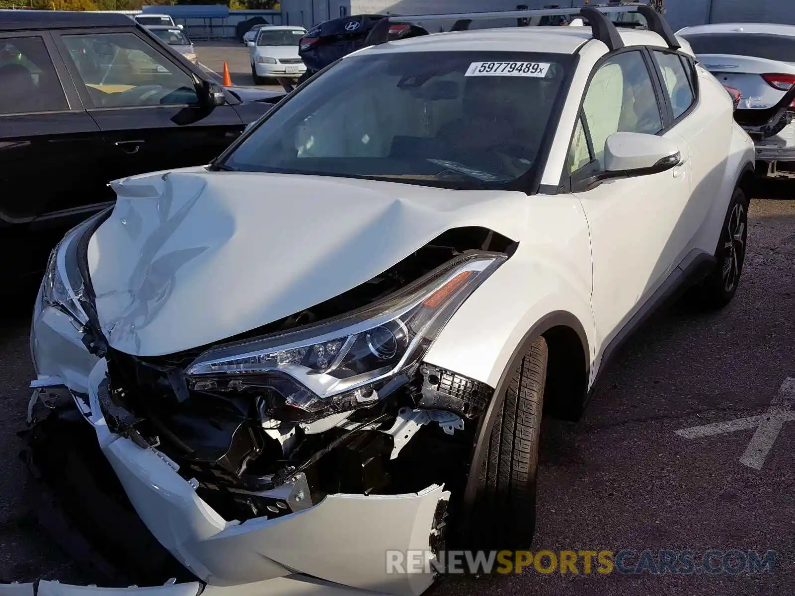 2 Photograph of a damaged car JTNKHMBX2K1043573 TOYOTA C-HR 2019