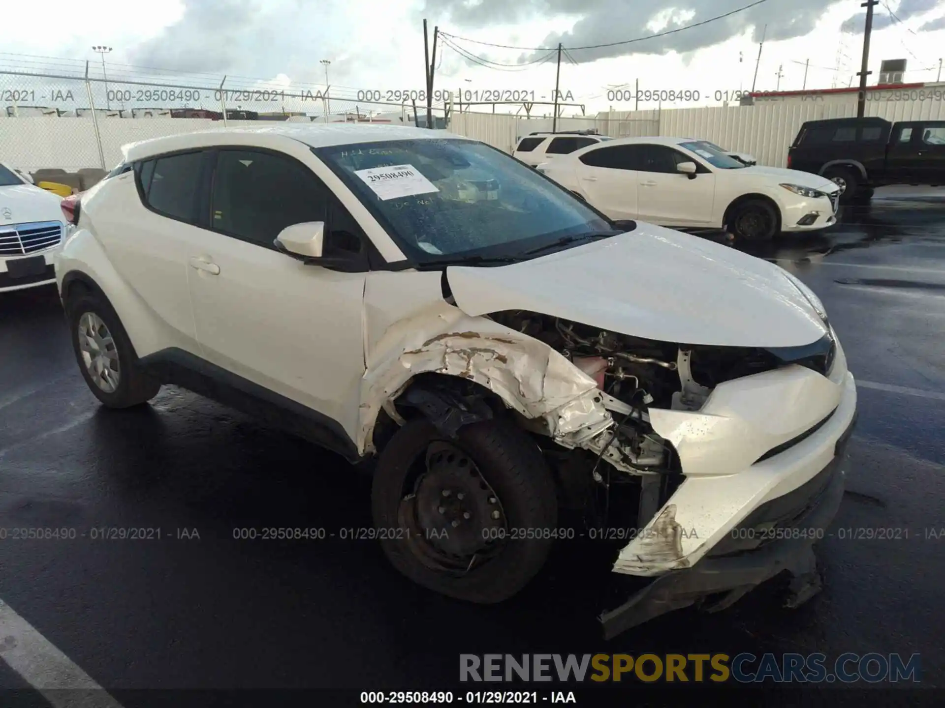 1 Photograph of a damaged car JTNKHMBX2K1043931 TOYOTA C-HR 2019