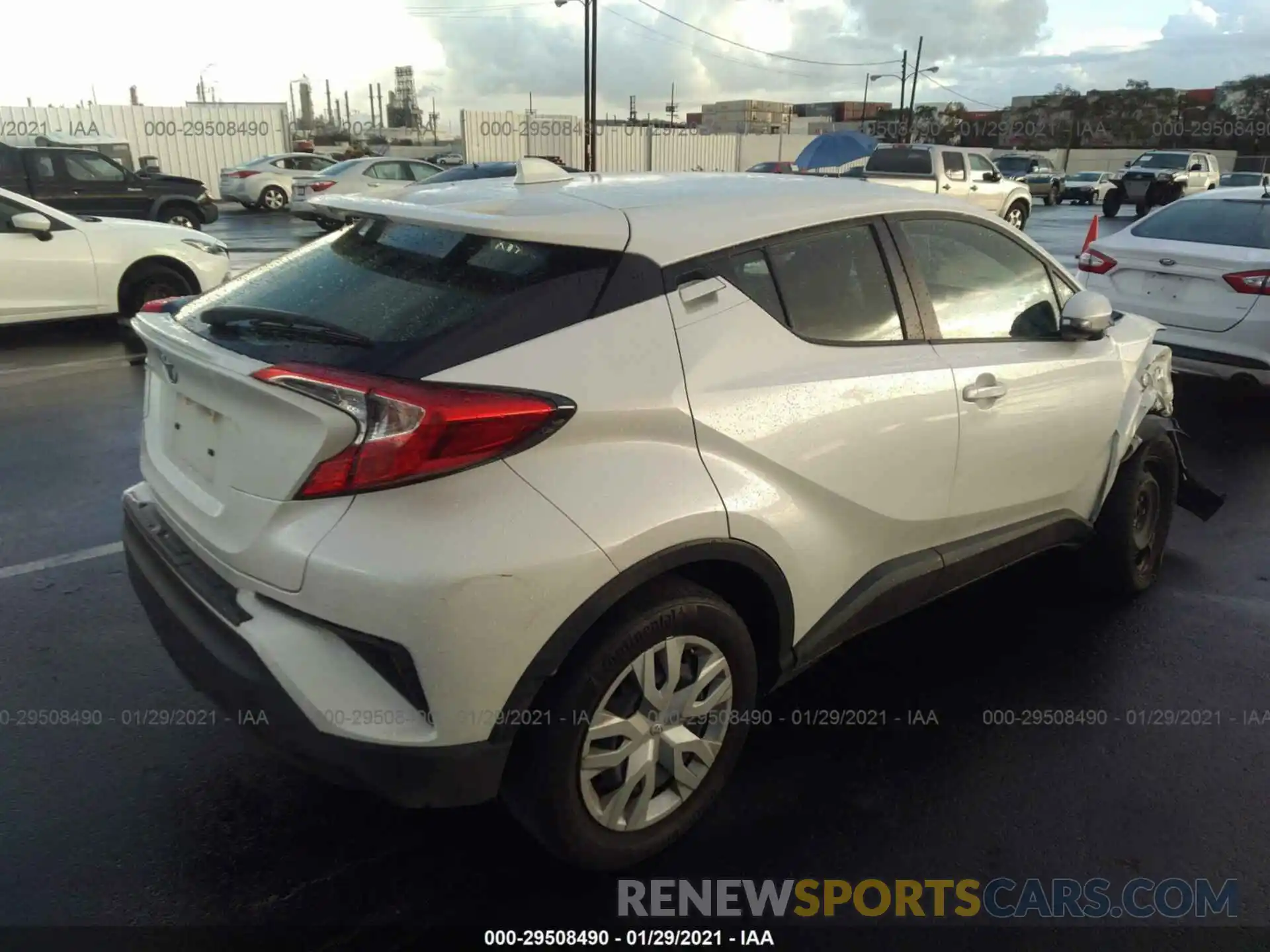 4 Photograph of a damaged car JTNKHMBX2K1043931 TOYOTA C-HR 2019