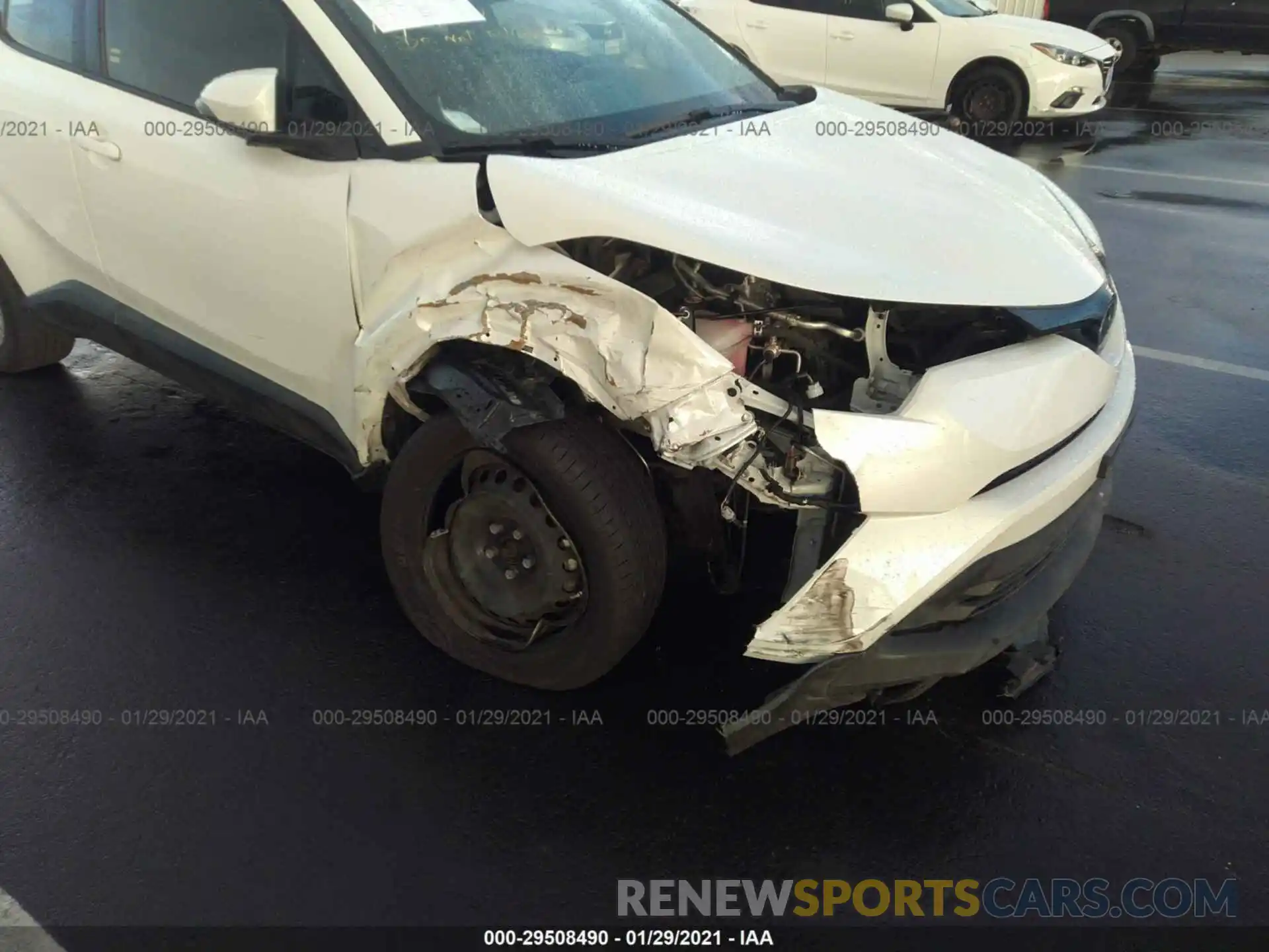 6 Фотография поврежденного автомобиля JTNKHMBX2K1043931 TOYOTA C-HR 2019