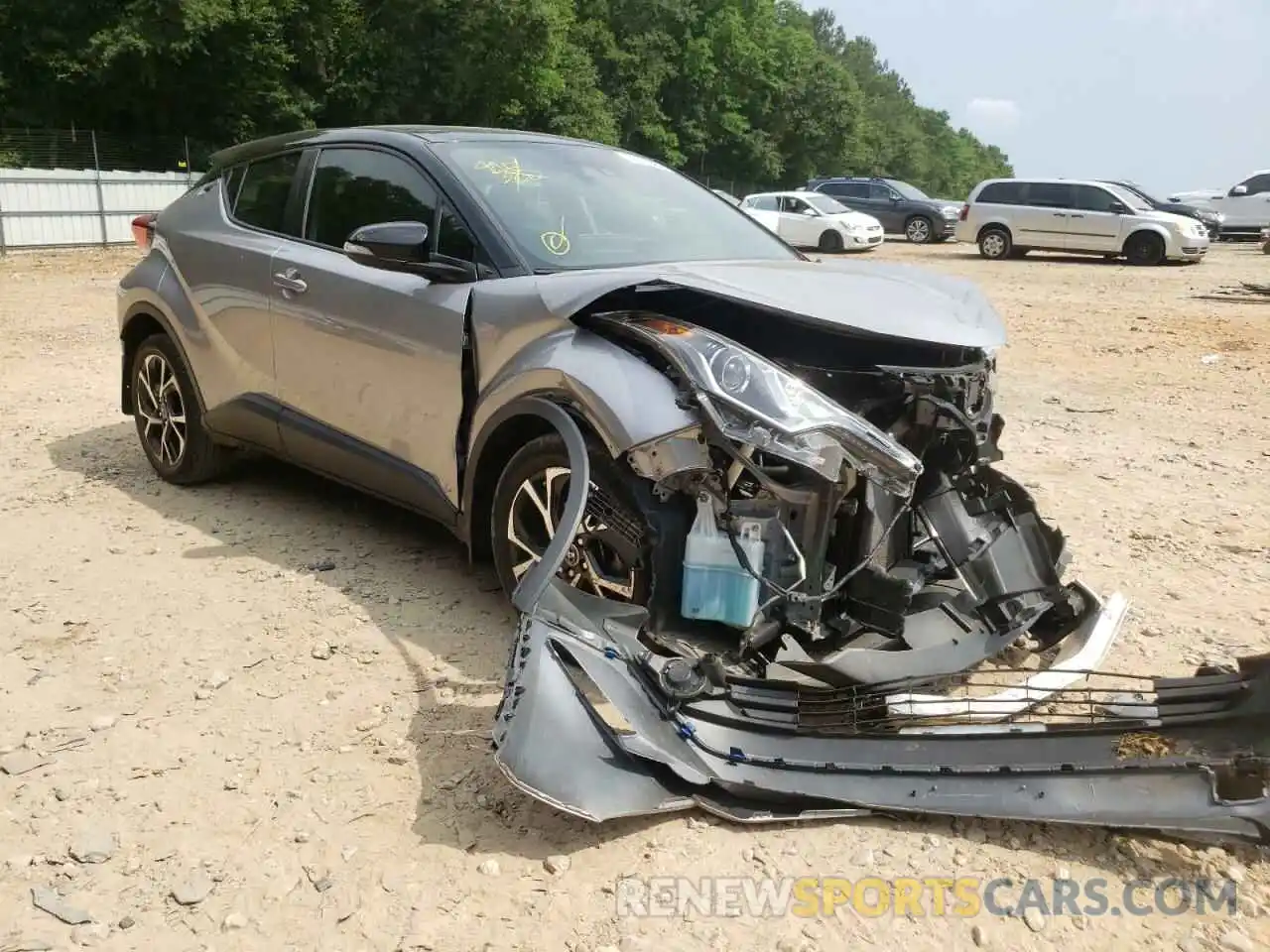 1 Photograph of a damaged car JTNKHMBX2K1046098 TOYOTA C-HR 2019