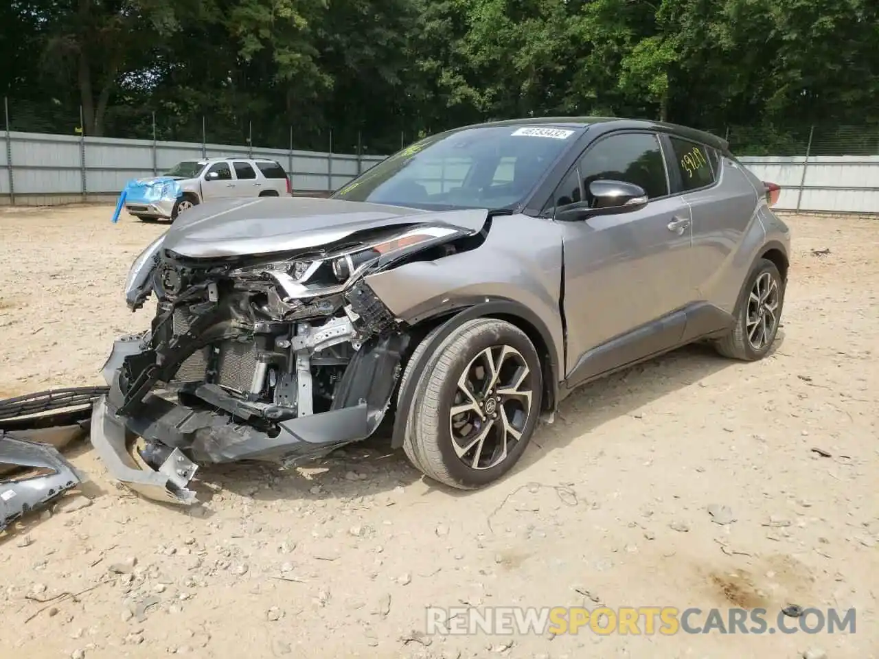 2 Photograph of a damaged car JTNKHMBX2K1046098 TOYOTA C-HR 2019