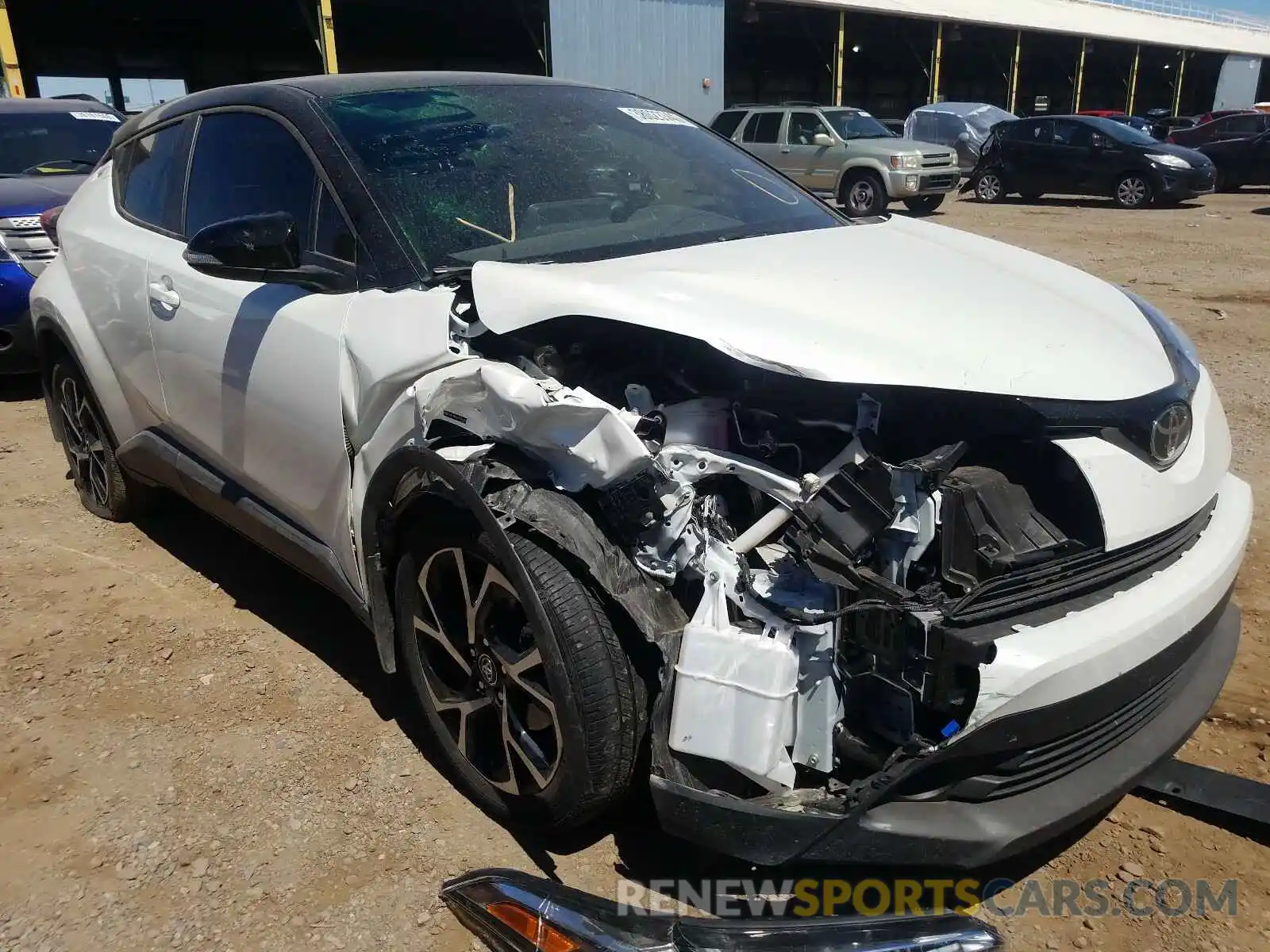 1 Photograph of a damaged car JTNKHMBX2K1048482 TOYOTA C-HR 2019