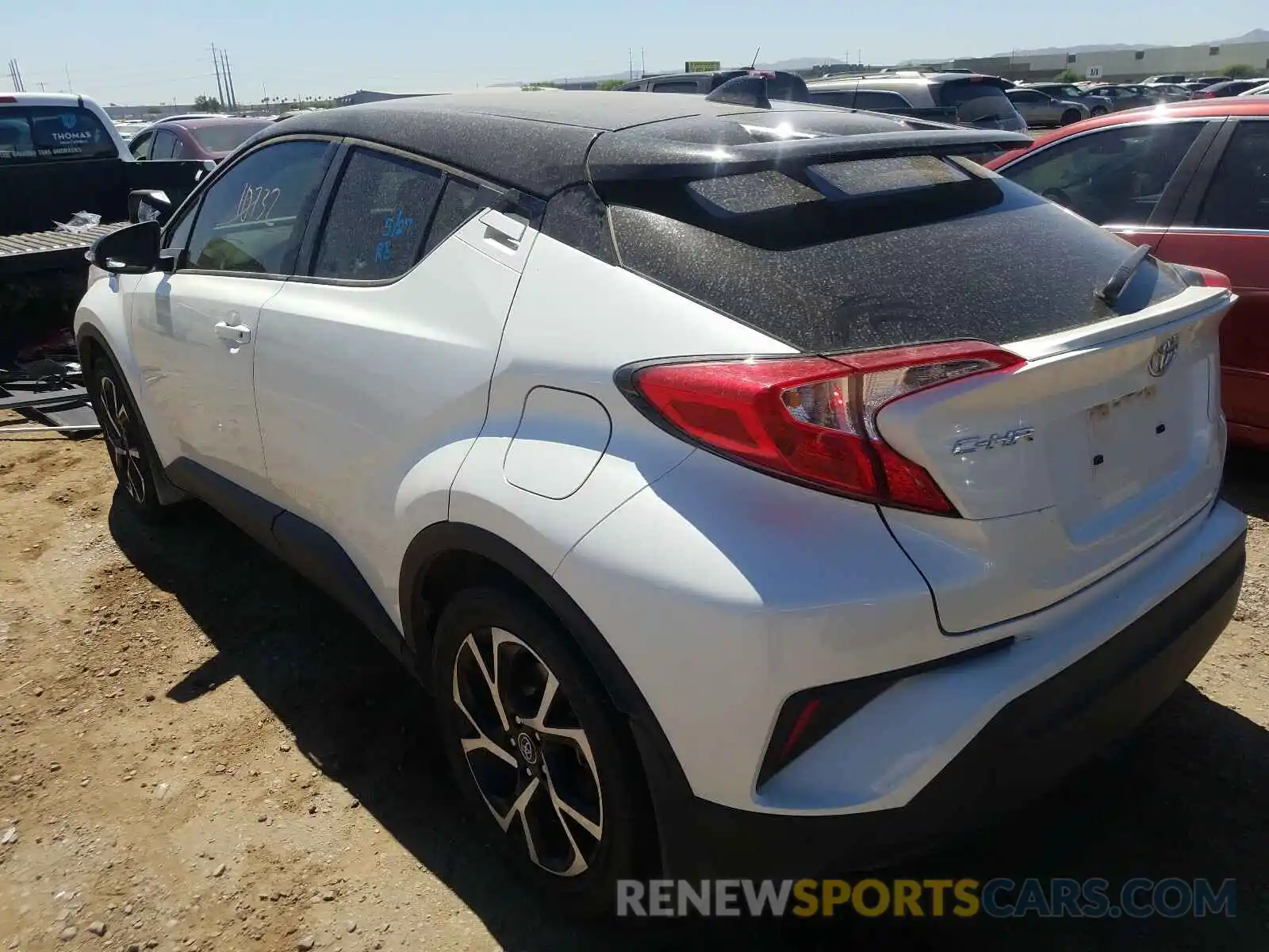 3 Photograph of a damaged car JTNKHMBX2K1048482 TOYOTA C-HR 2019