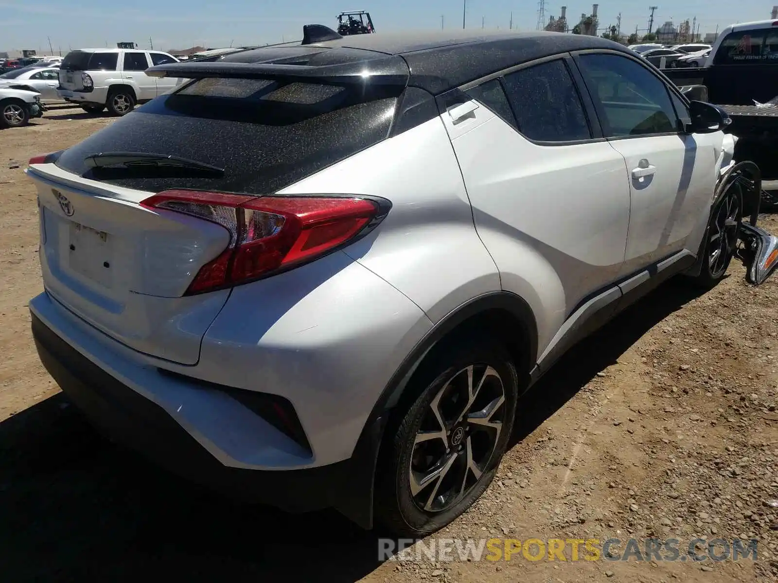 4 Photograph of a damaged car JTNKHMBX2K1048482 TOYOTA C-HR 2019