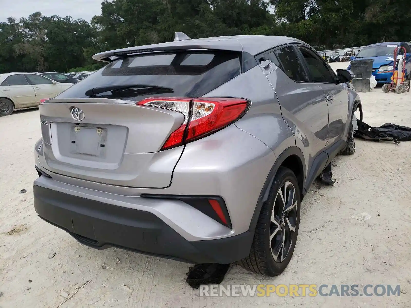 4 Photograph of a damaged car JTNKHMBX2K1048496 TOYOTA C-HR 2019