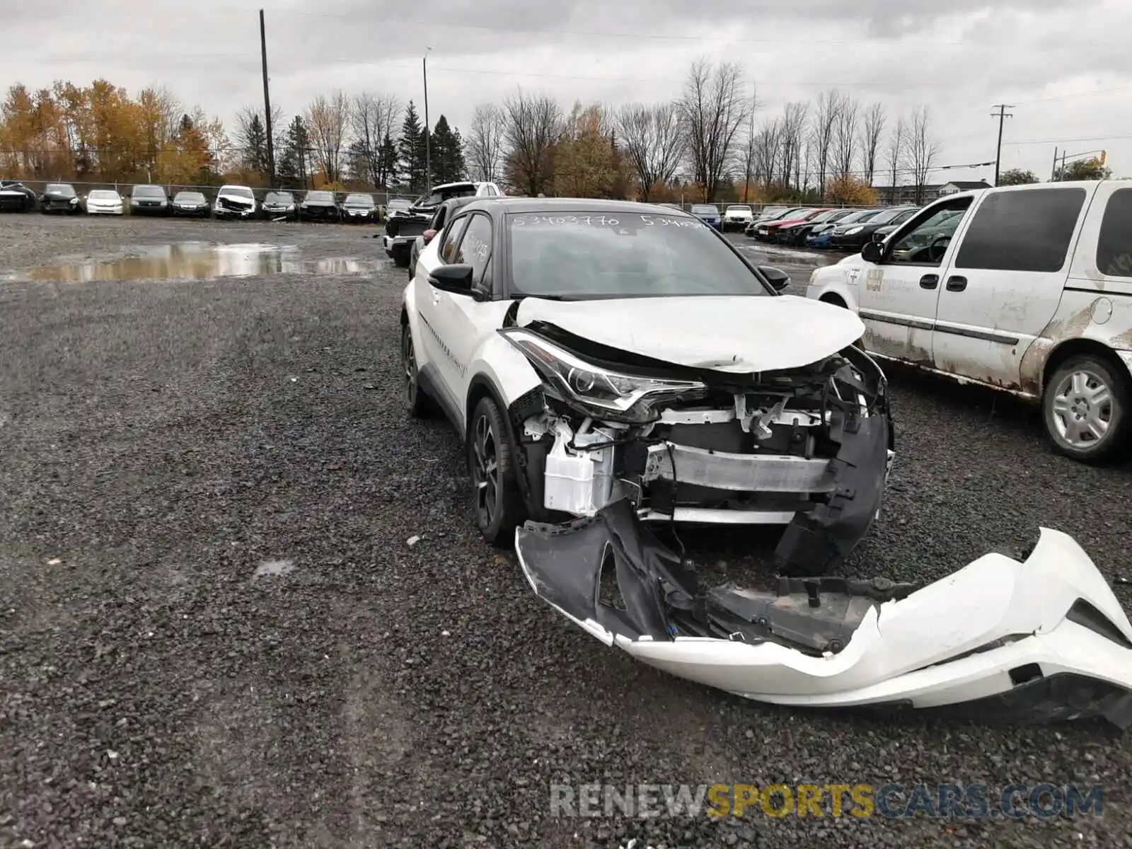 1 Photograph of a damaged car JTNKHMBX2K1049440 TOYOTA C-HR 2019