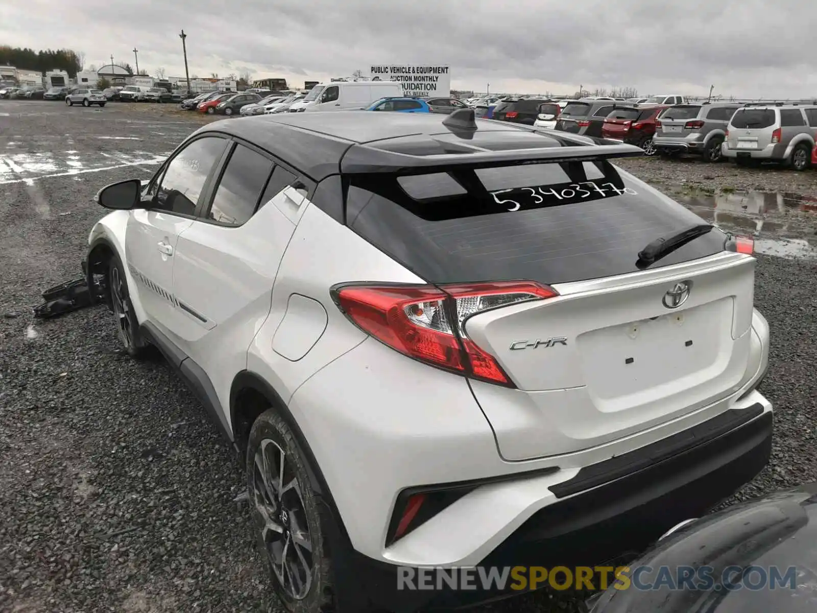 3 Photograph of a damaged car JTNKHMBX2K1049440 TOYOTA C-HR 2019