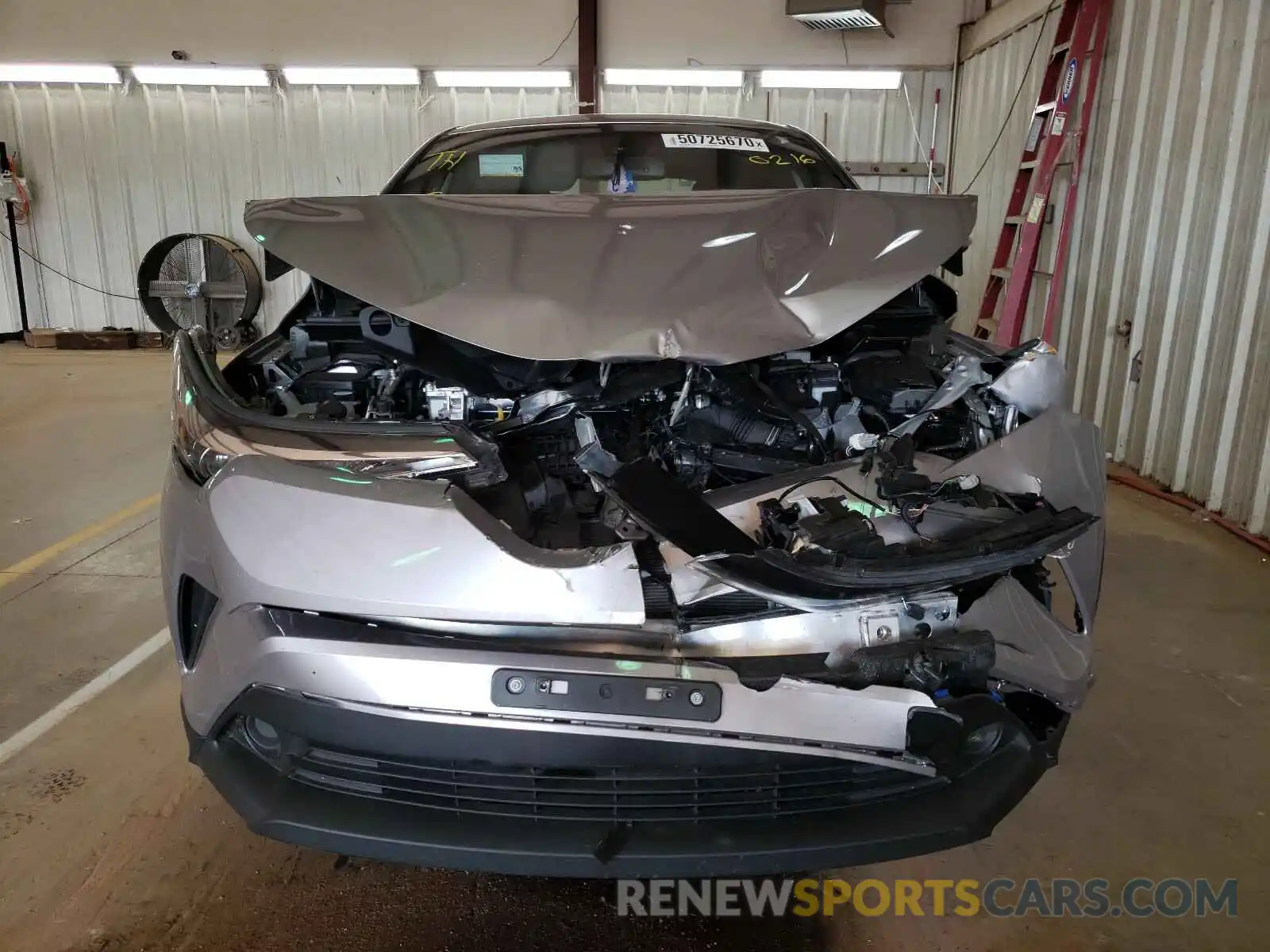 9 Photograph of a damaged car JTNKHMBX2K1050216 TOYOTA C-HR 2019