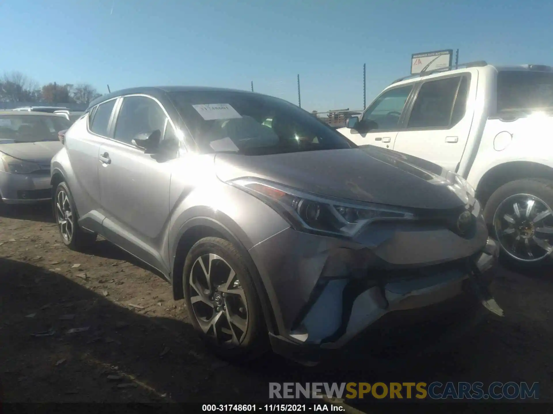 1 Photograph of a damaged car JTNKHMBX2K1050278 TOYOTA C-HR 2019