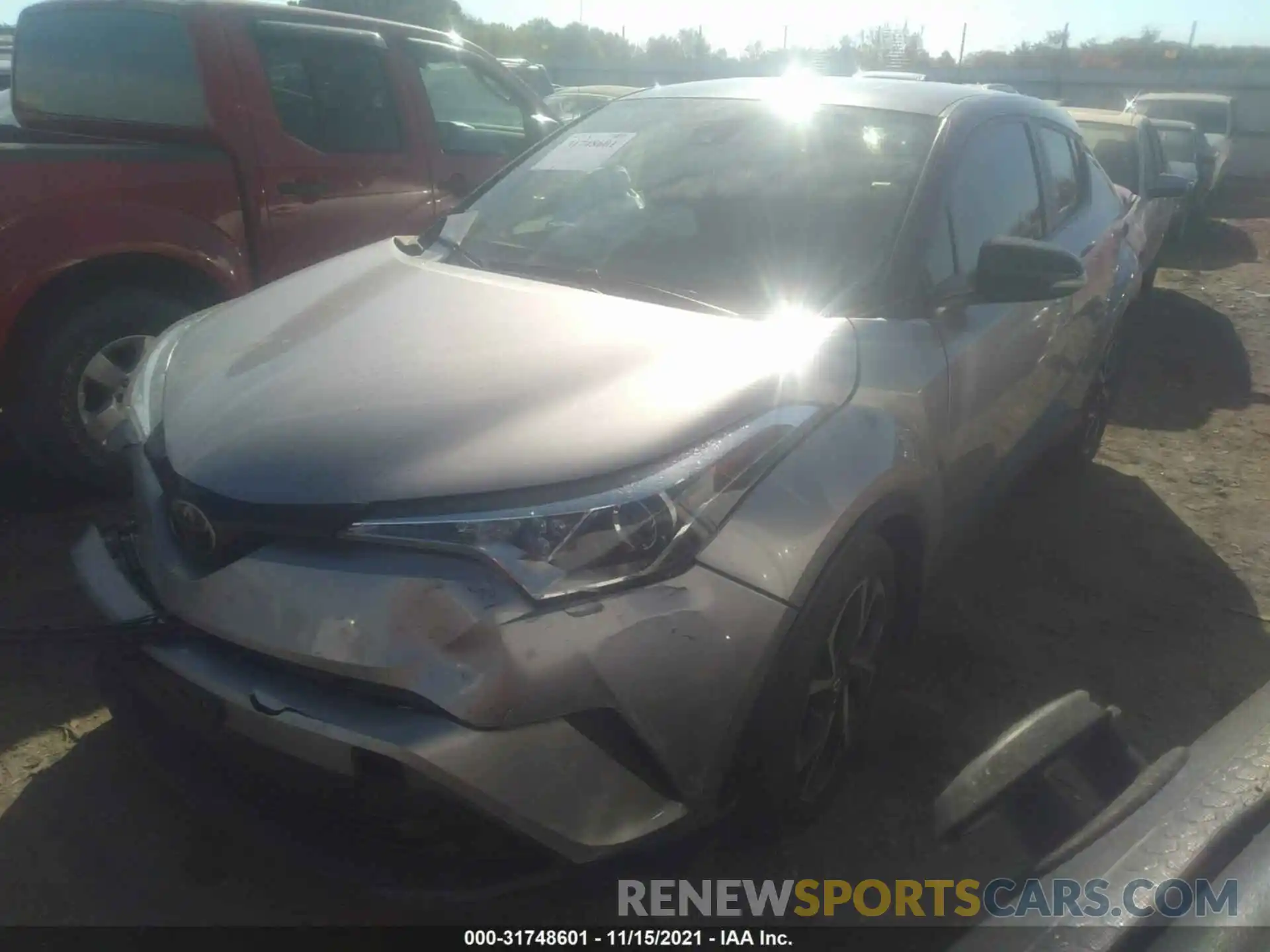 2 Photograph of a damaged car JTNKHMBX2K1050278 TOYOTA C-HR 2019