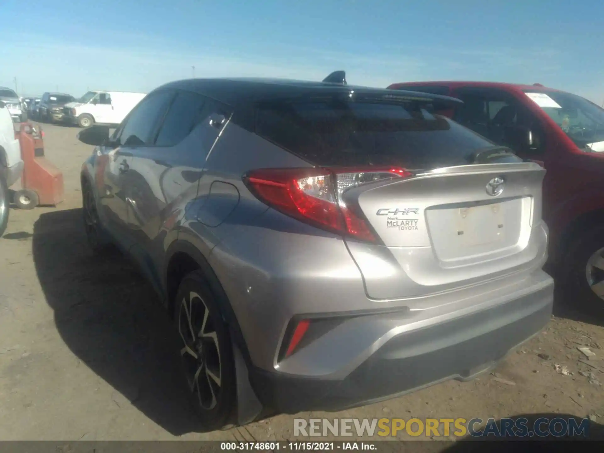 3 Photograph of a damaged car JTNKHMBX2K1050278 TOYOTA C-HR 2019