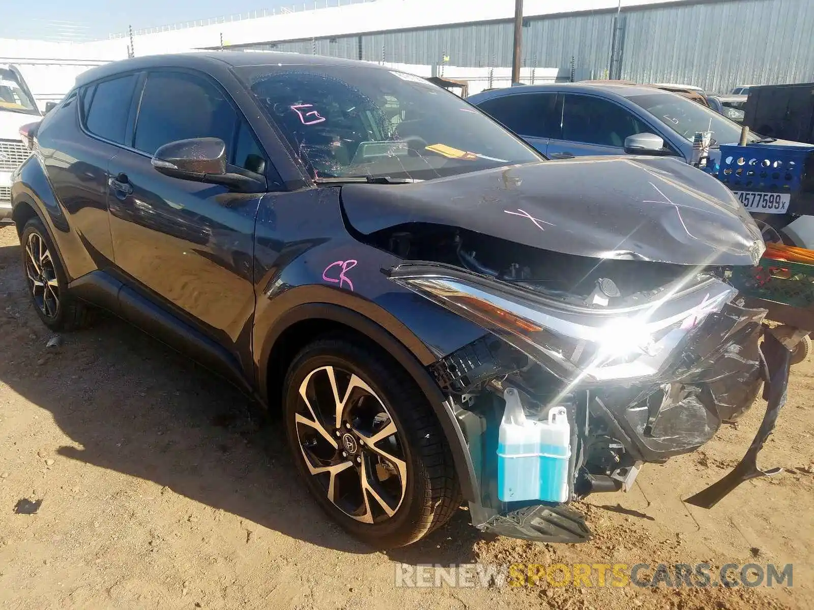 1 Photograph of a damaged car JTNKHMBX2K1052564 TOYOTA C-HR 2019