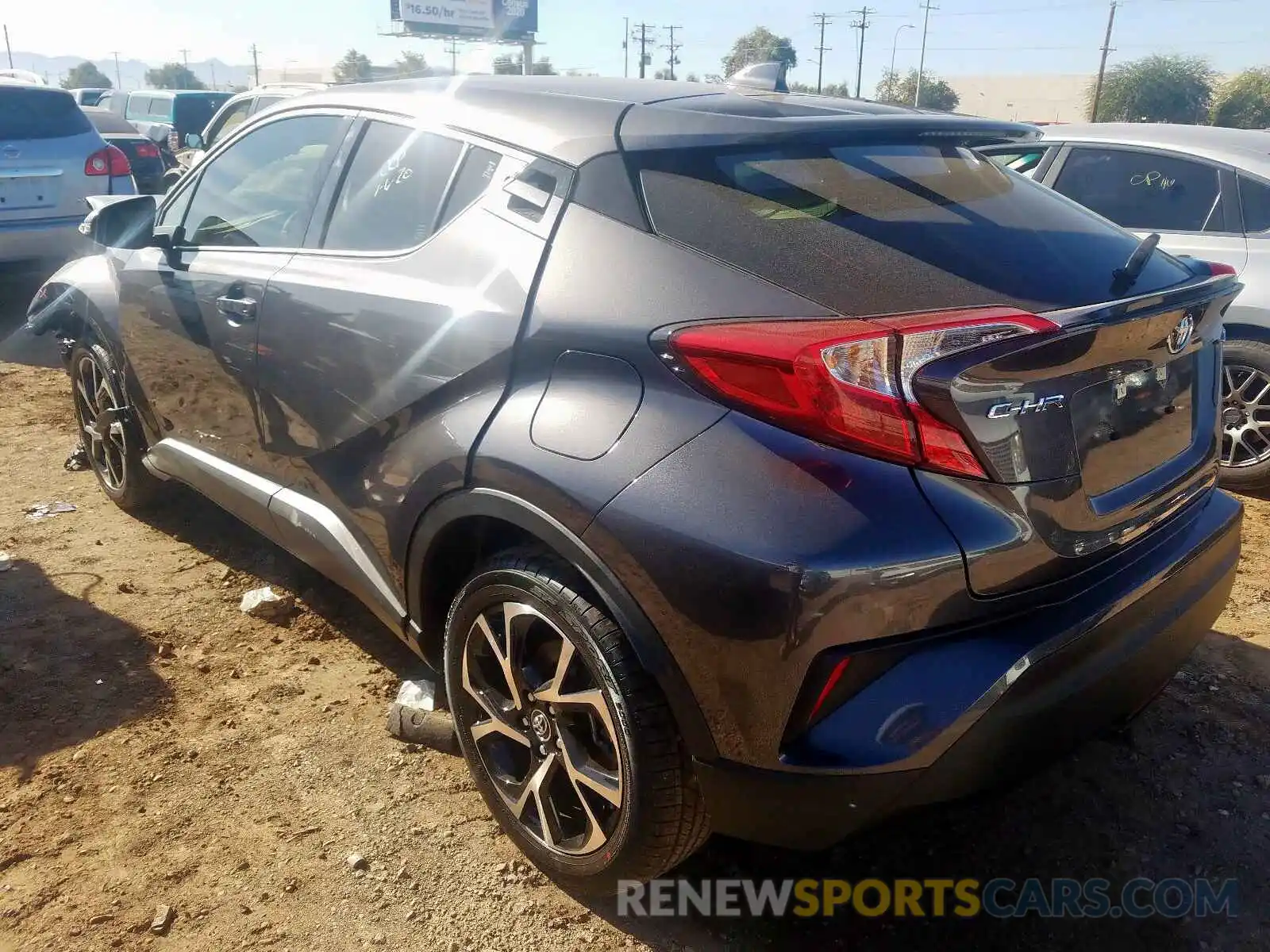 3 Photograph of a damaged car JTNKHMBX2K1052564 TOYOTA C-HR 2019