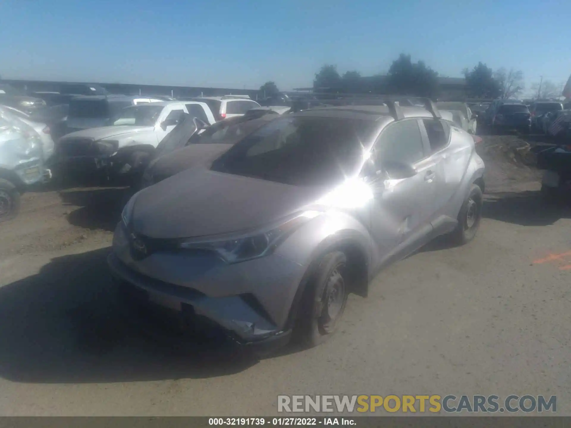 2 Photograph of a damaged car JTNKHMBX2K1054377 TOYOTA C-HR 2019