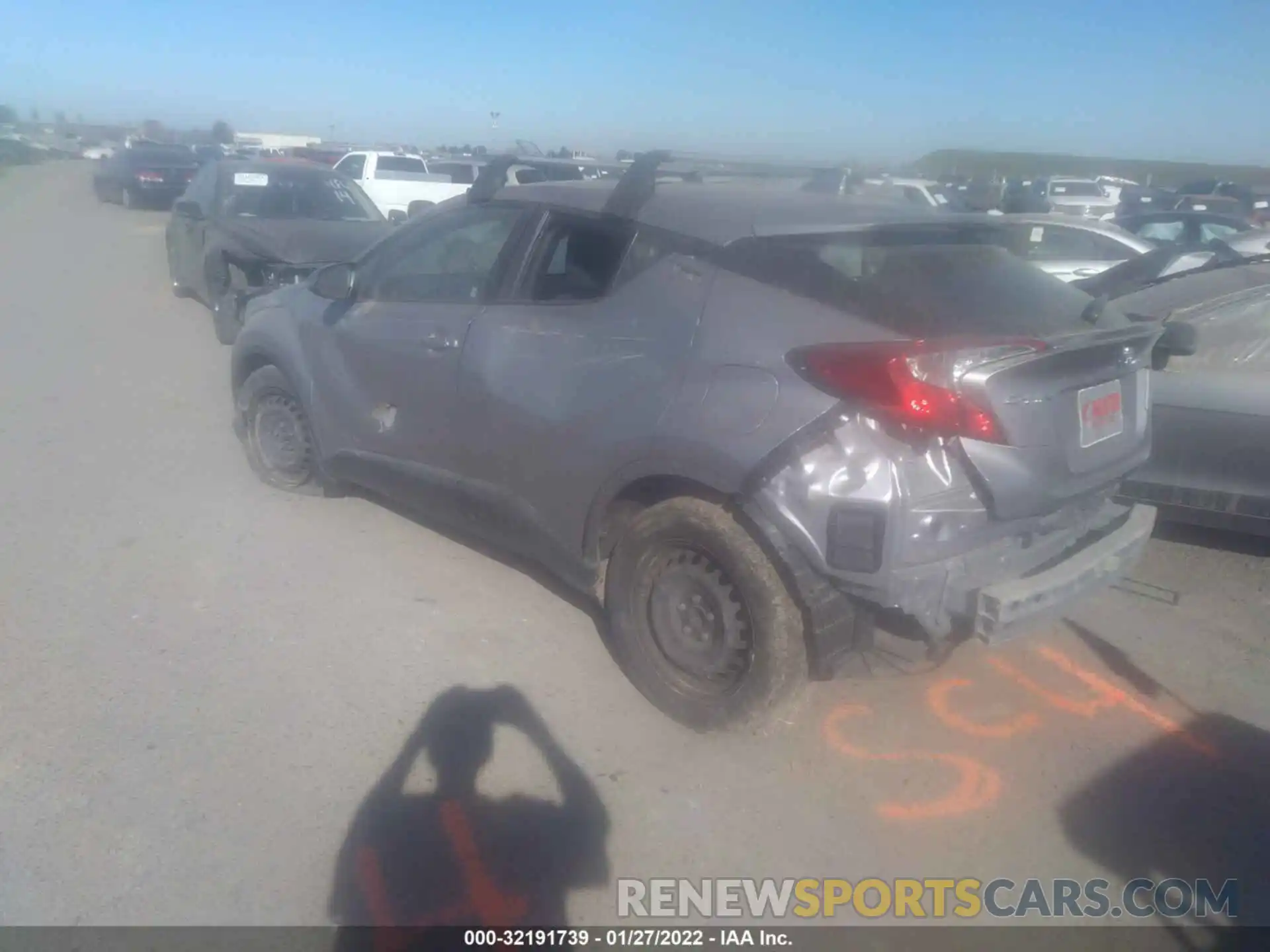 3 Photograph of a damaged car JTNKHMBX2K1054377 TOYOTA C-HR 2019