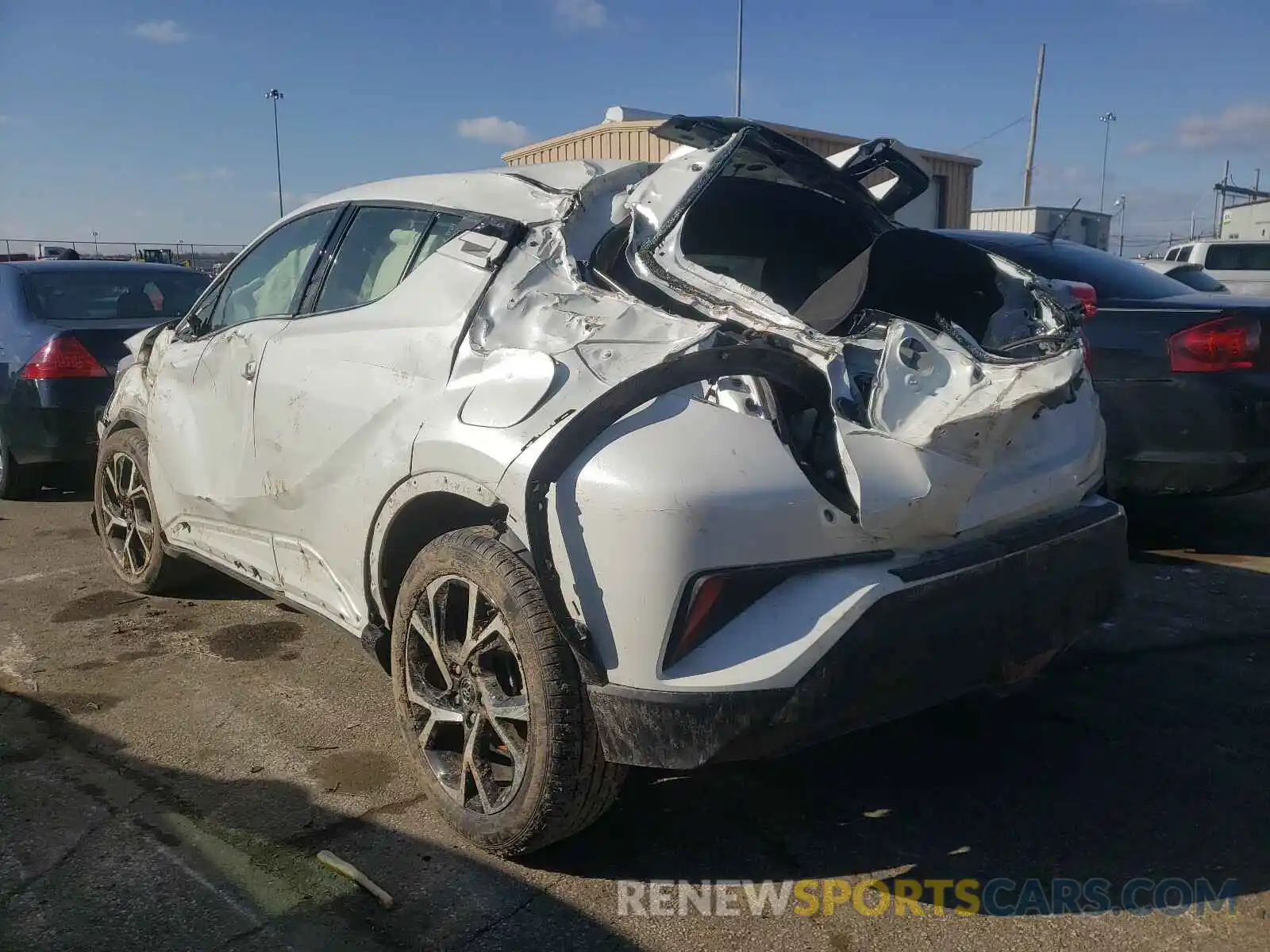 3 Photograph of a damaged car JTNKHMBX2K1054380 TOYOTA C-HR 2019