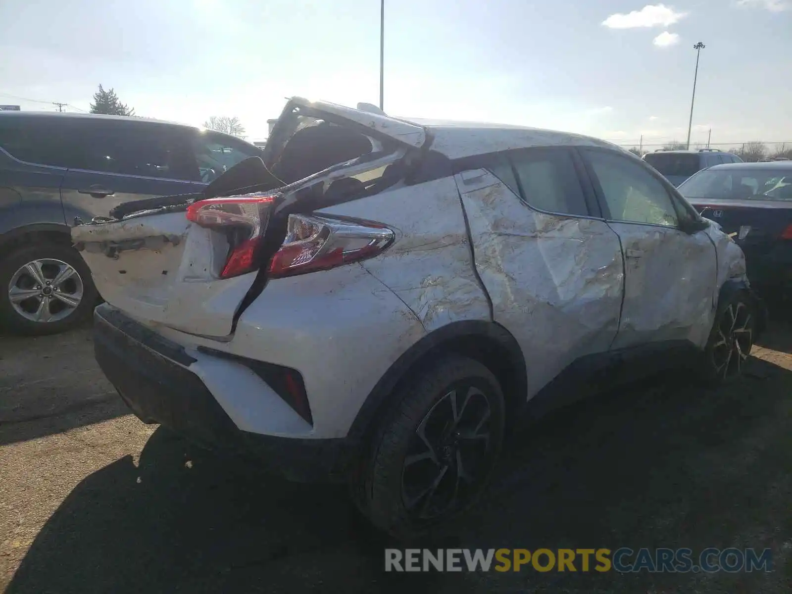 4 Photograph of a damaged car JTNKHMBX2K1054380 TOYOTA C-HR 2019