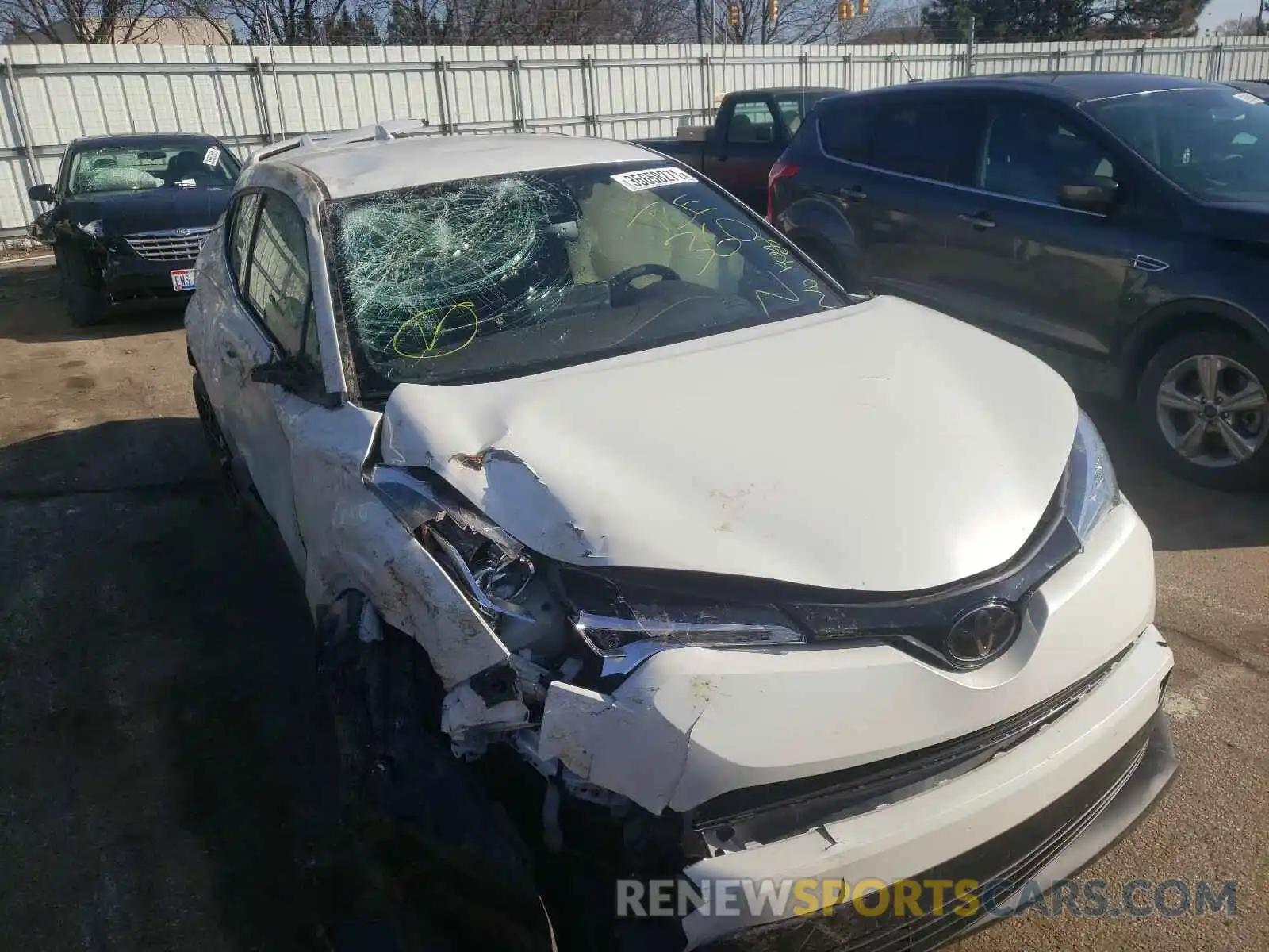 9 Photograph of a damaged car JTNKHMBX2K1054380 TOYOTA C-HR 2019