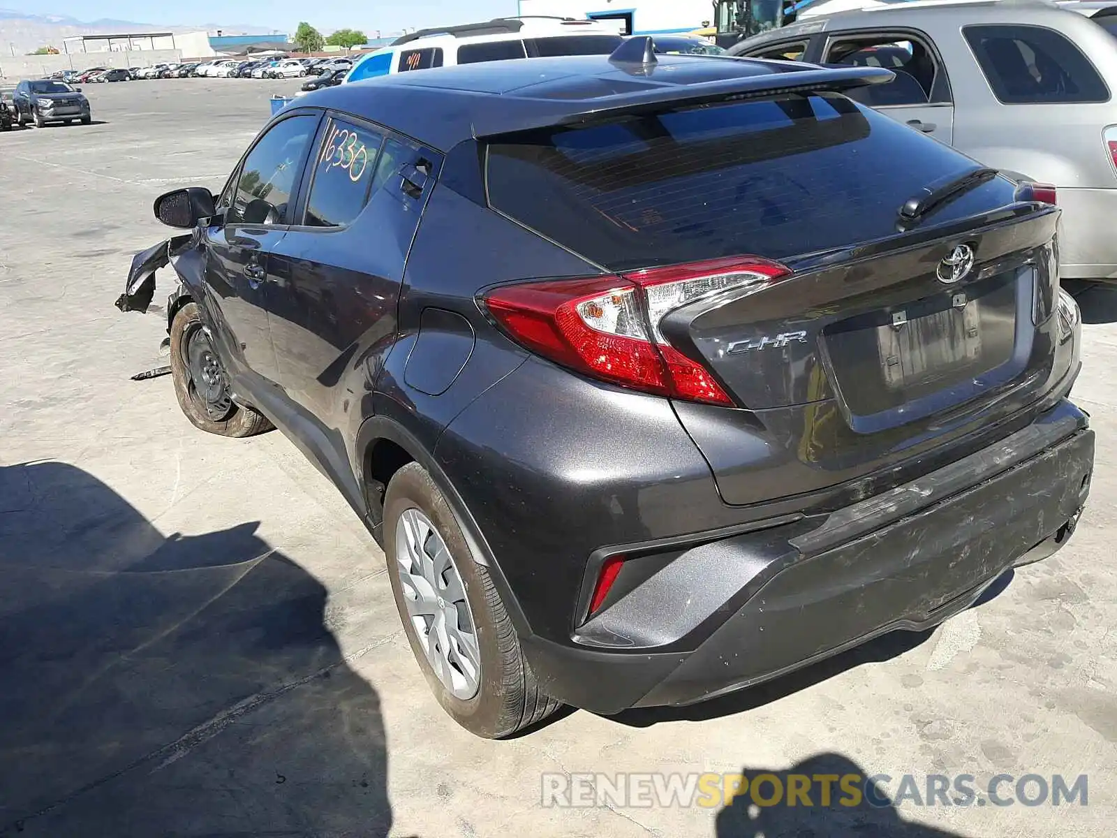 3 Photograph of a damaged car JTNKHMBX2K1054671 TOYOTA C-HR 2019