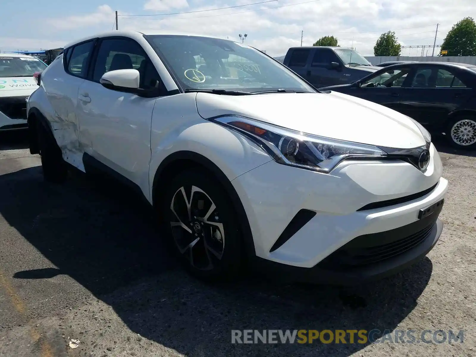 1 Photograph of a damaged car JTNKHMBX2K1055366 TOYOTA C-HR 2019