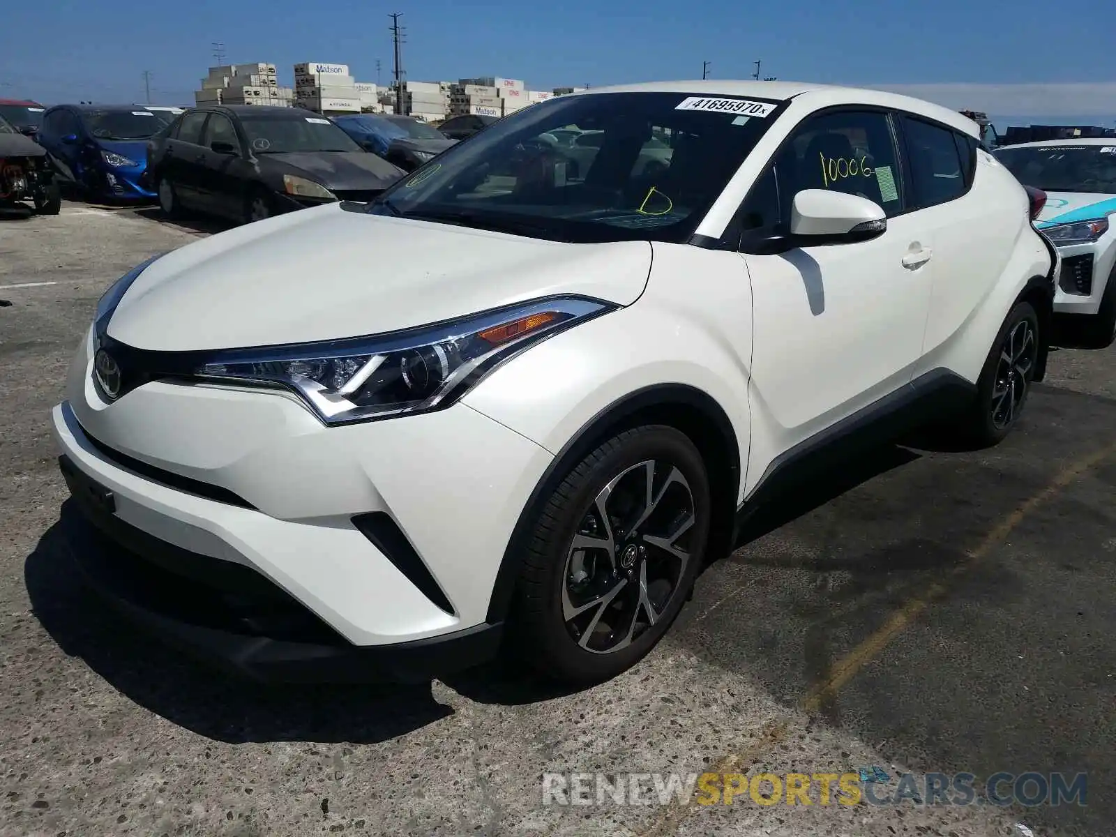 2 Photograph of a damaged car JTNKHMBX2K1055366 TOYOTA C-HR 2019