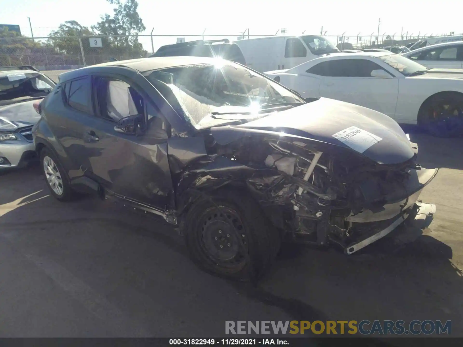 1 Photograph of a damaged car JTNKHMBX2K1056212 TOYOTA C-HR 2019