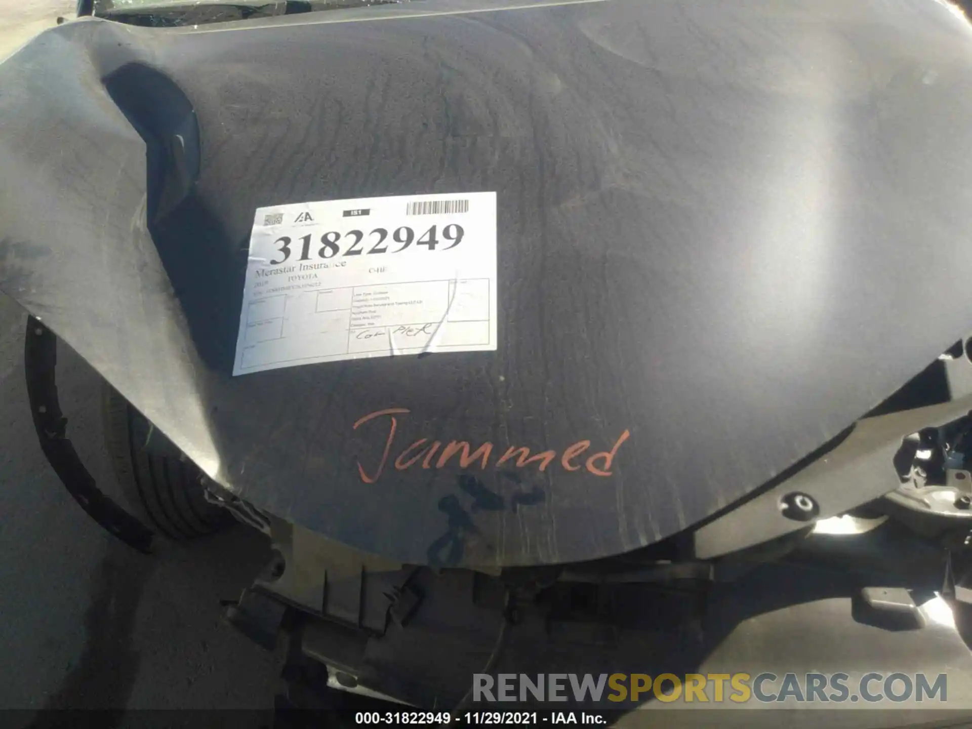 10 Photograph of a damaged car JTNKHMBX2K1056212 TOYOTA C-HR 2019