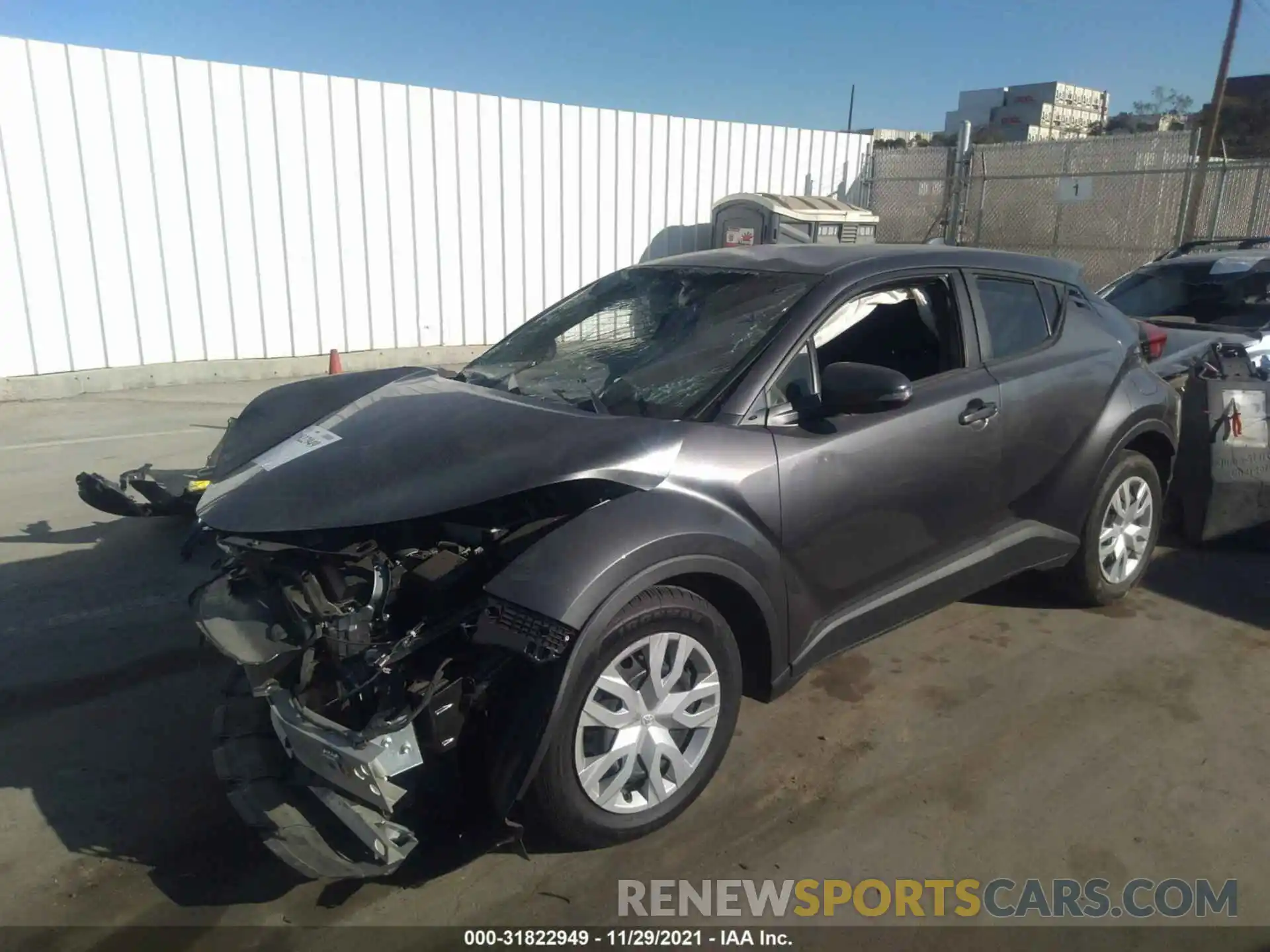 2 Photograph of a damaged car JTNKHMBX2K1056212 TOYOTA C-HR 2019