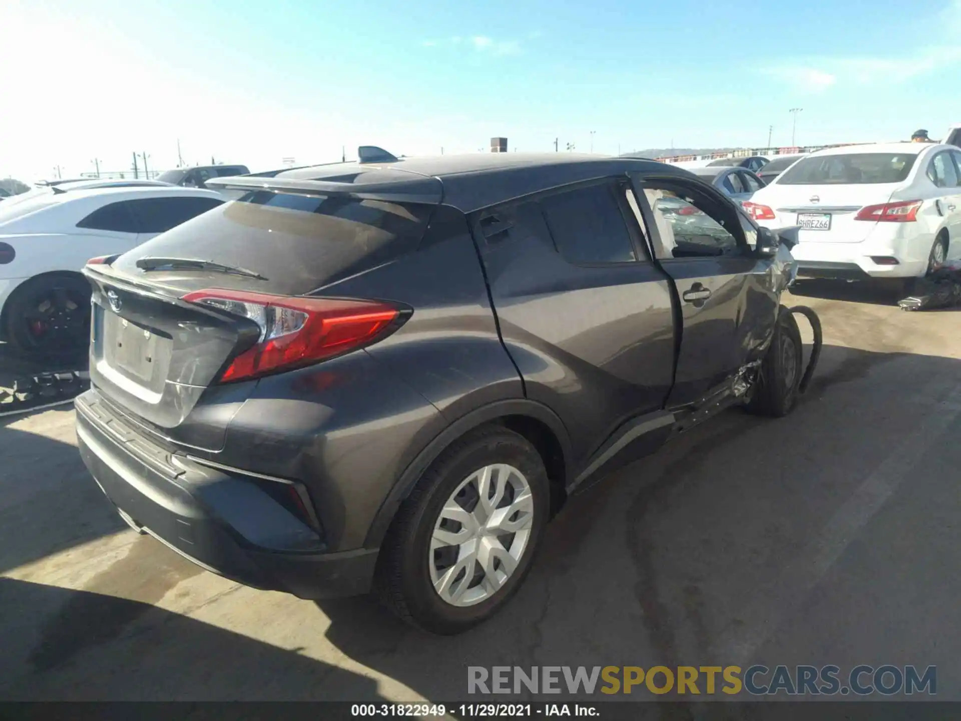 4 Photograph of a damaged car JTNKHMBX2K1056212 TOYOTA C-HR 2019