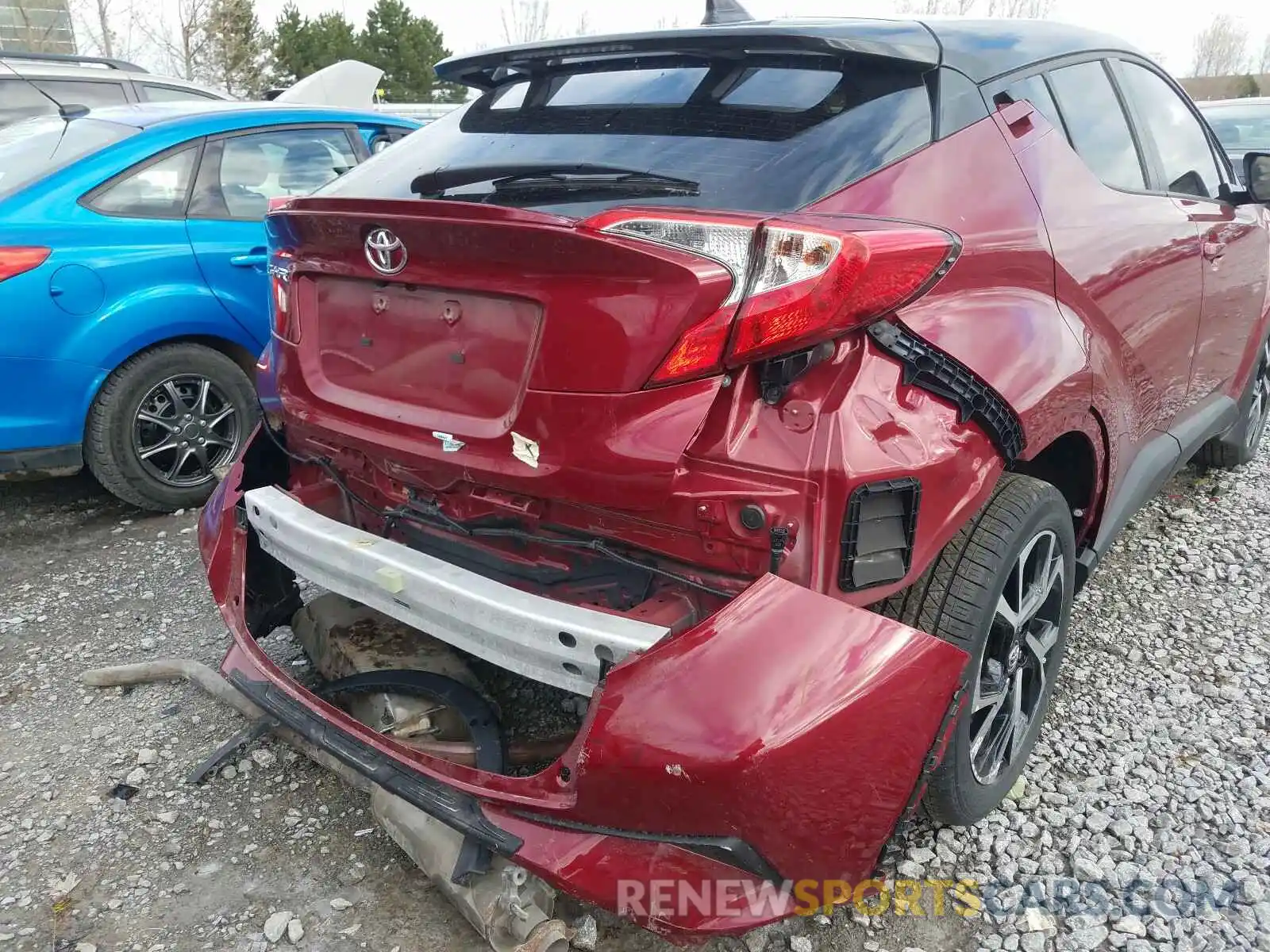 9 Photograph of a damaged car JTNKHMBX2K1056324 TOYOTA C-HR 2019