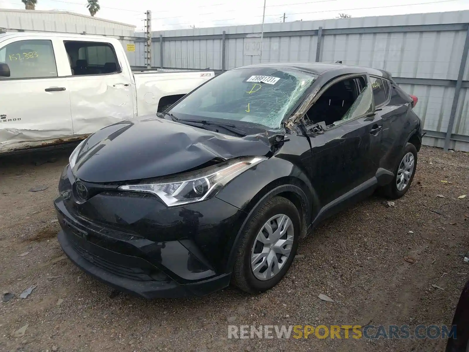 2 Photograph of a damaged car JTNKHMBX2K1057179 TOYOTA C-HR 2019