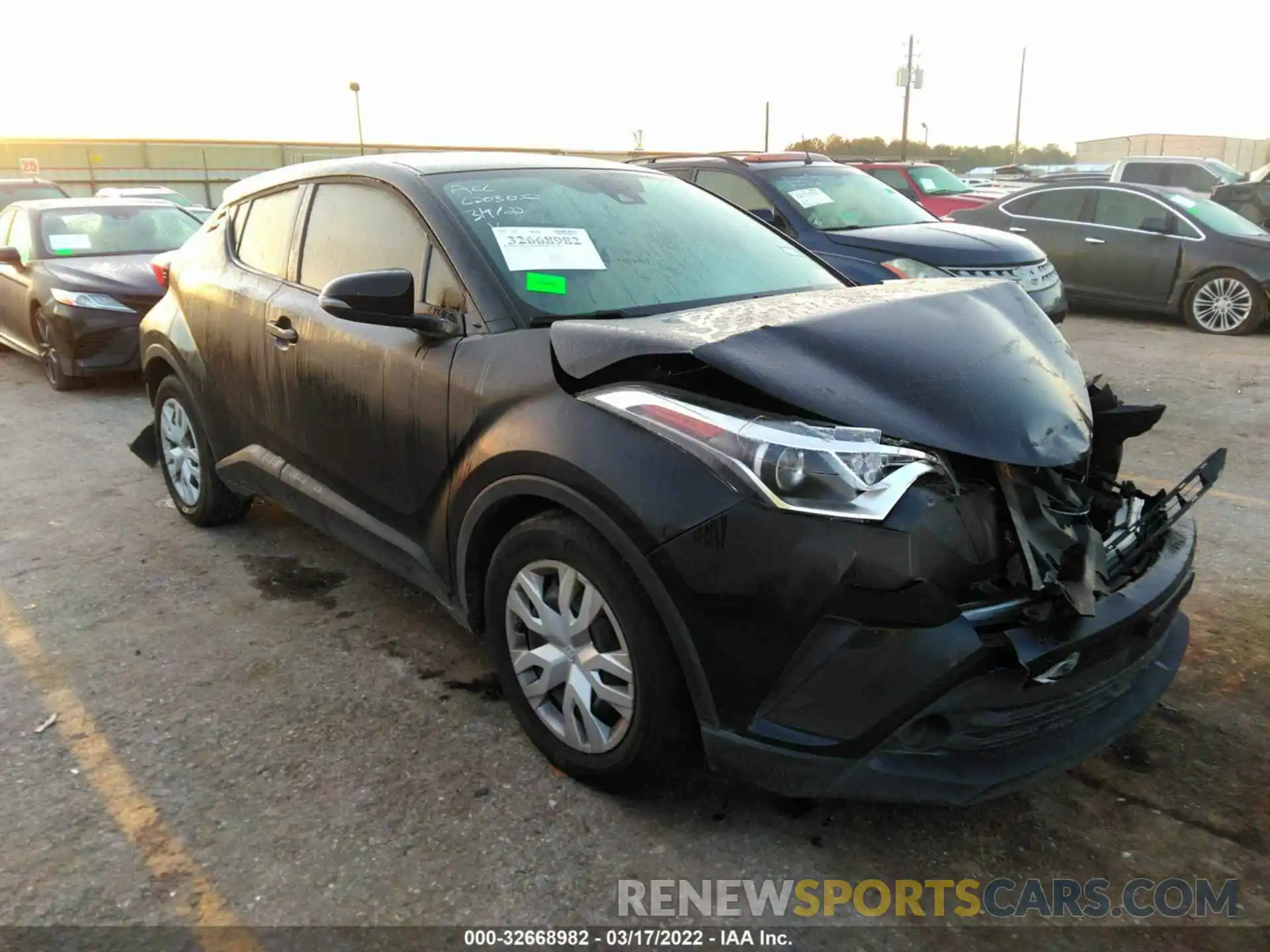 1 Photograph of a damaged car JTNKHMBX2K1057330 TOYOTA C-HR 2019