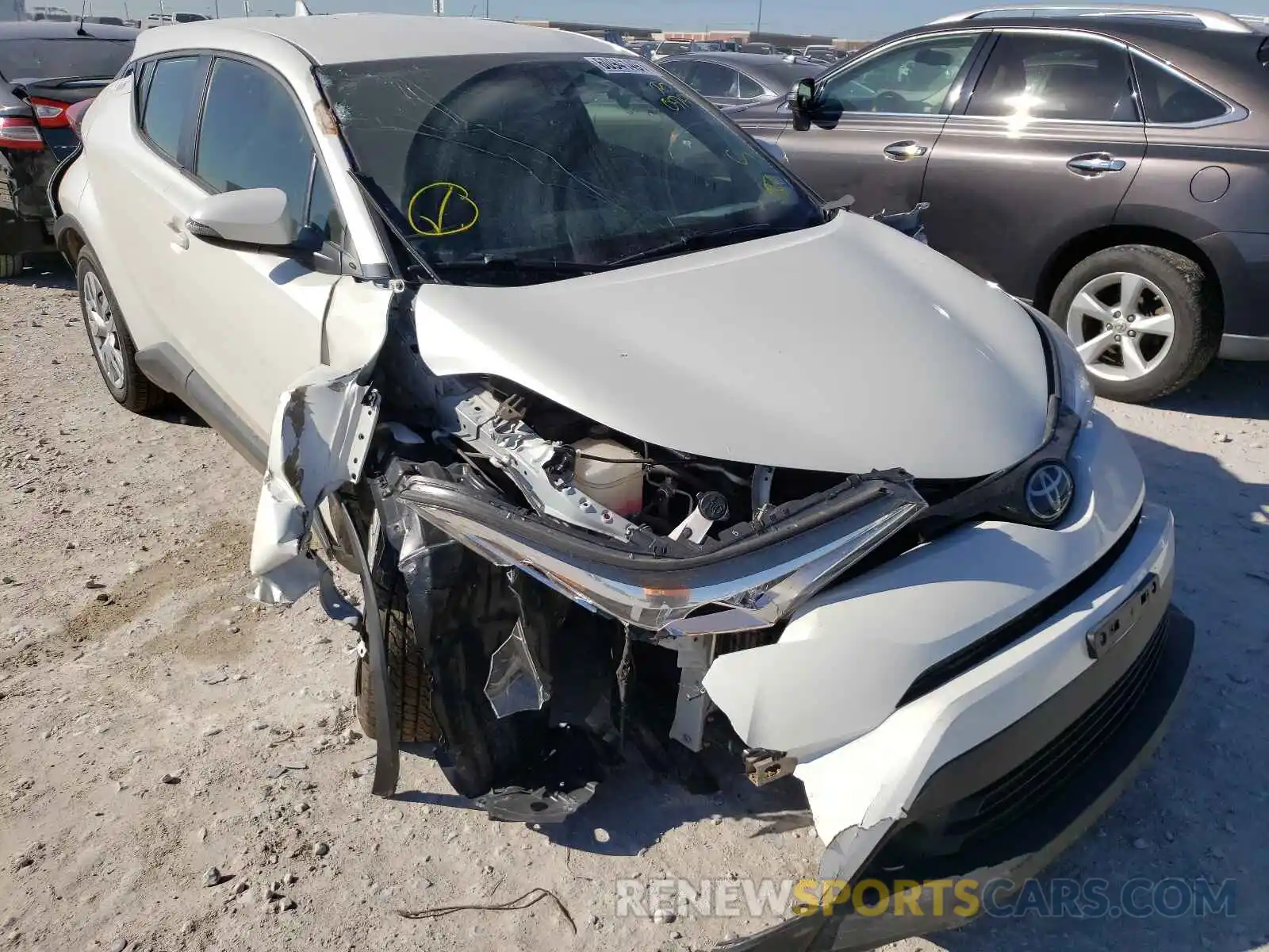 1 Photograph of a damaged car JTNKHMBX2K1057537 TOYOTA C-HR 2019