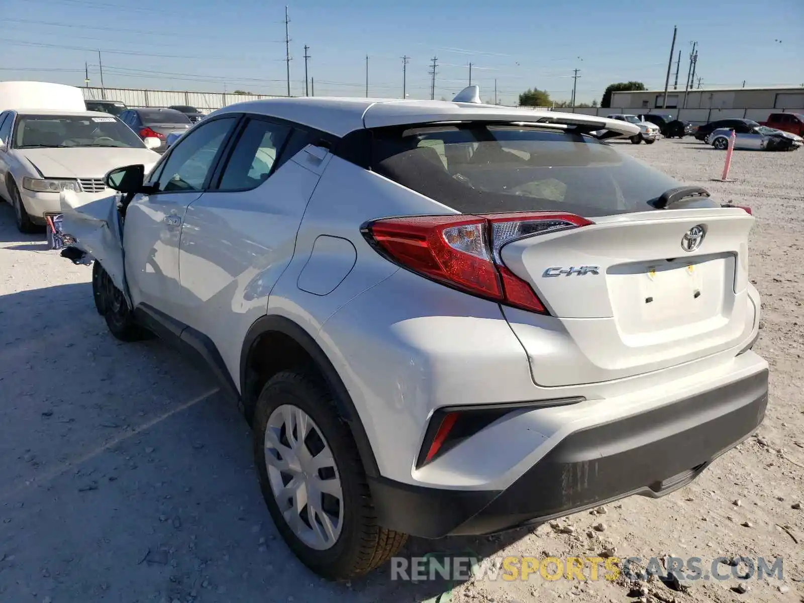 3 Photograph of a damaged car JTNKHMBX2K1057537 TOYOTA C-HR 2019