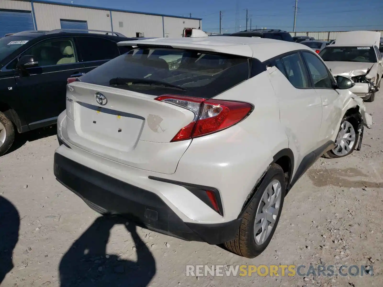 4 Photograph of a damaged car JTNKHMBX2K1057537 TOYOTA C-HR 2019