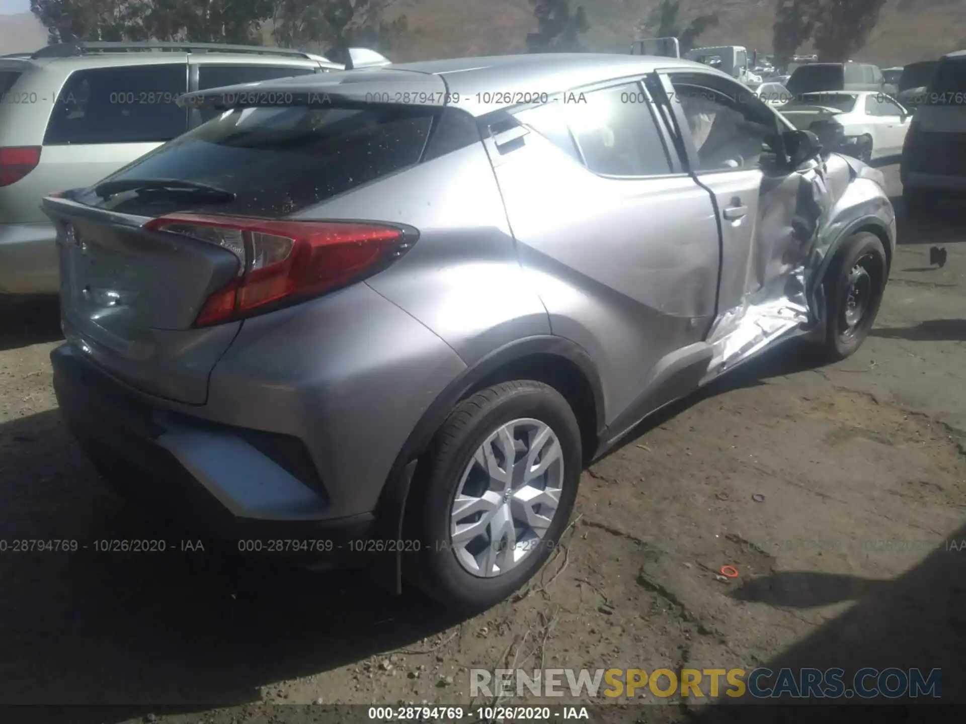 4 Photograph of a damaged car JTNKHMBX2K1057974 TOYOTA C-HR 2019