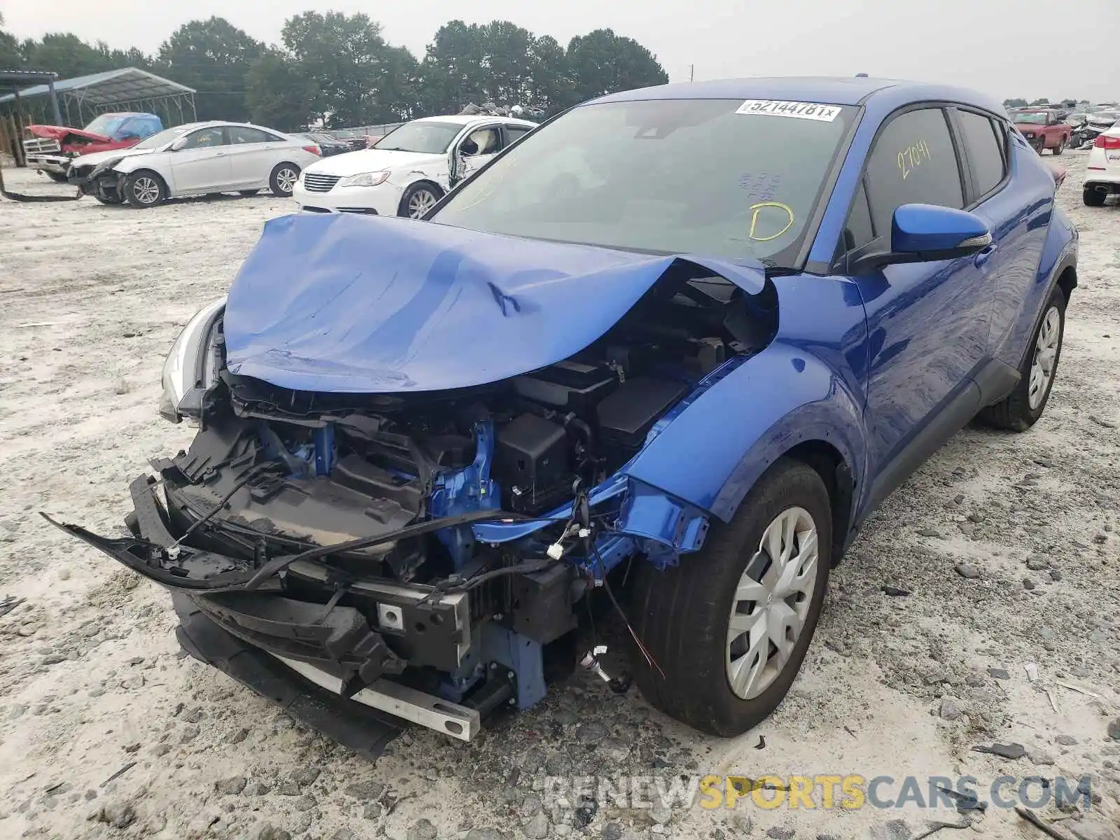 2 Photograph of a damaged car JTNKHMBX2K1058171 TOYOTA C-HR 2019