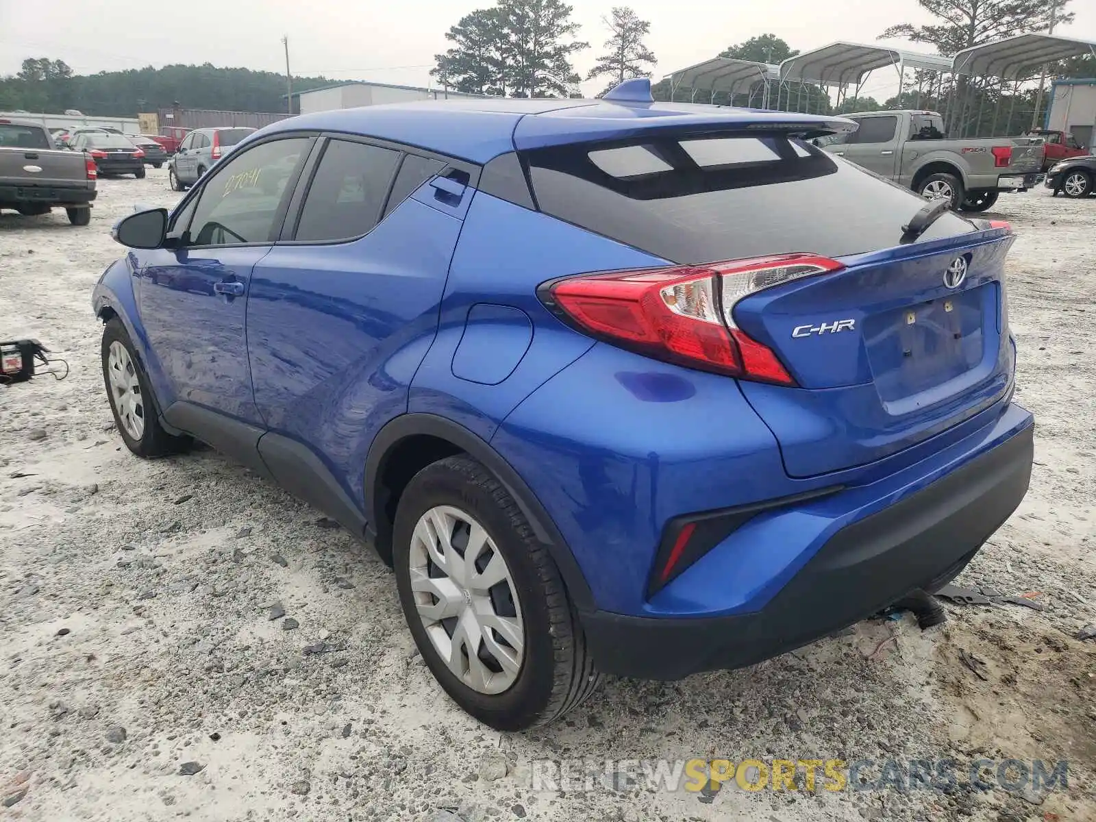 3 Photograph of a damaged car JTNKHMBX2K1058171 TOYOTA C-HR 2019