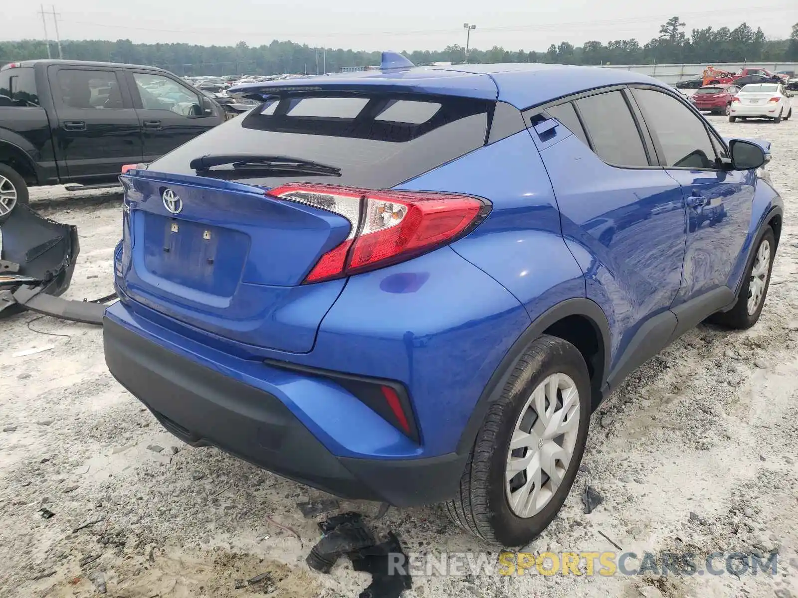 4 Photograph of a damaged car JTNKHMBX2K1058171 TOYOTA C-HR 2019