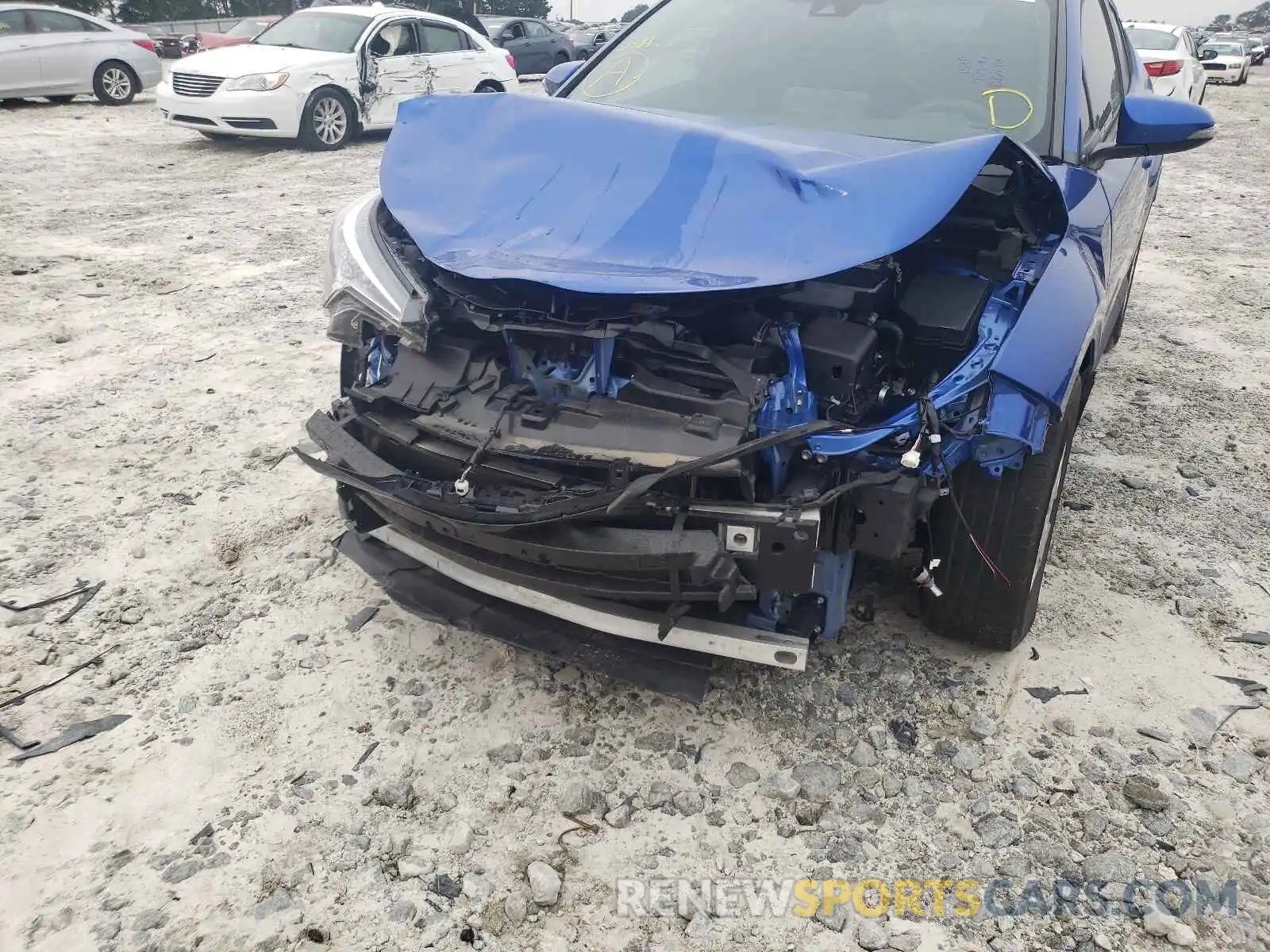 9 Photograph of a damaged car JTNKHMBX2K1058171 TOYOTA C-HR 2019