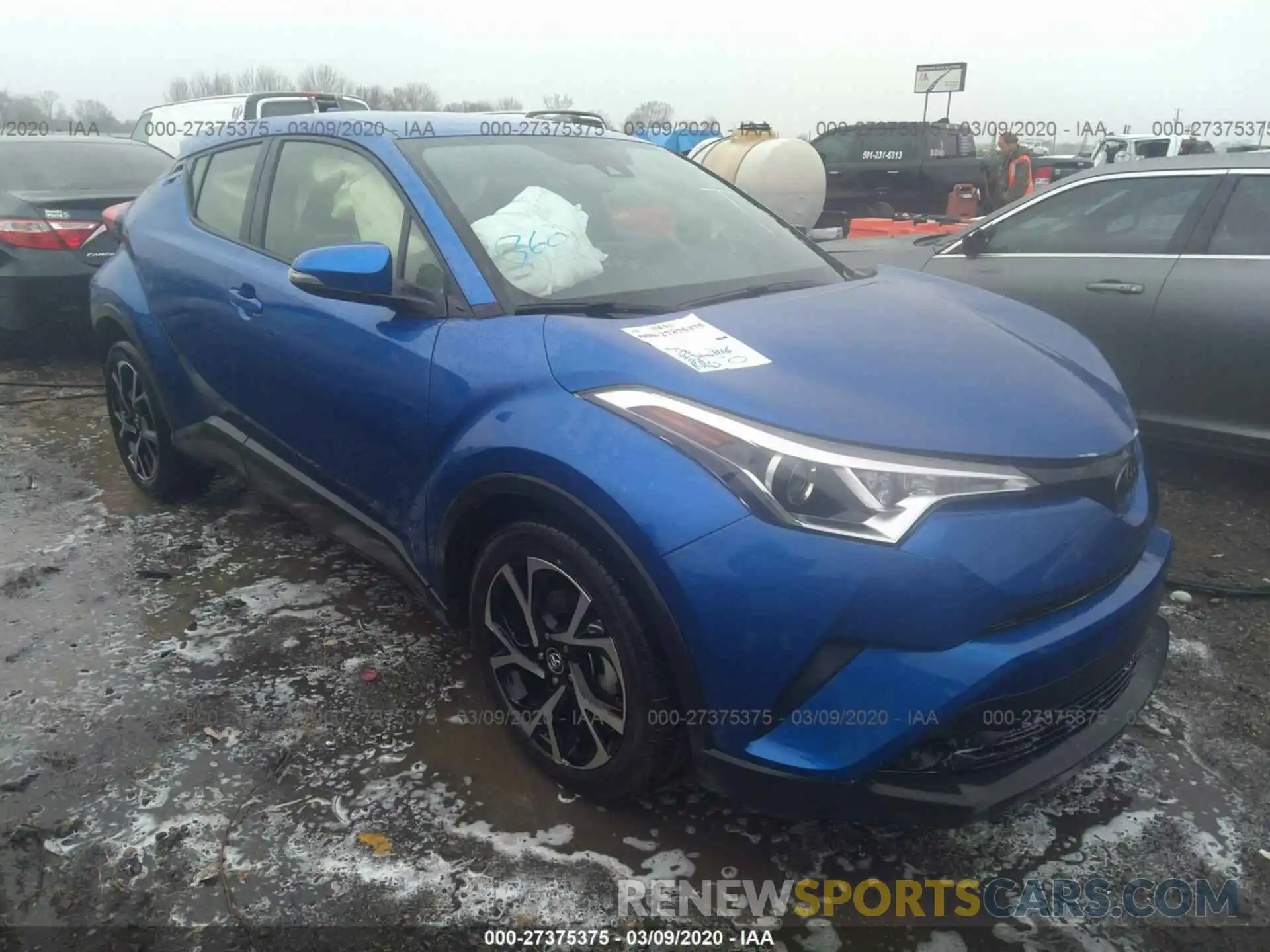 1 Photograph of a damaged car JTNKHMBX2K1058705 TOYOTA C-HR 2019