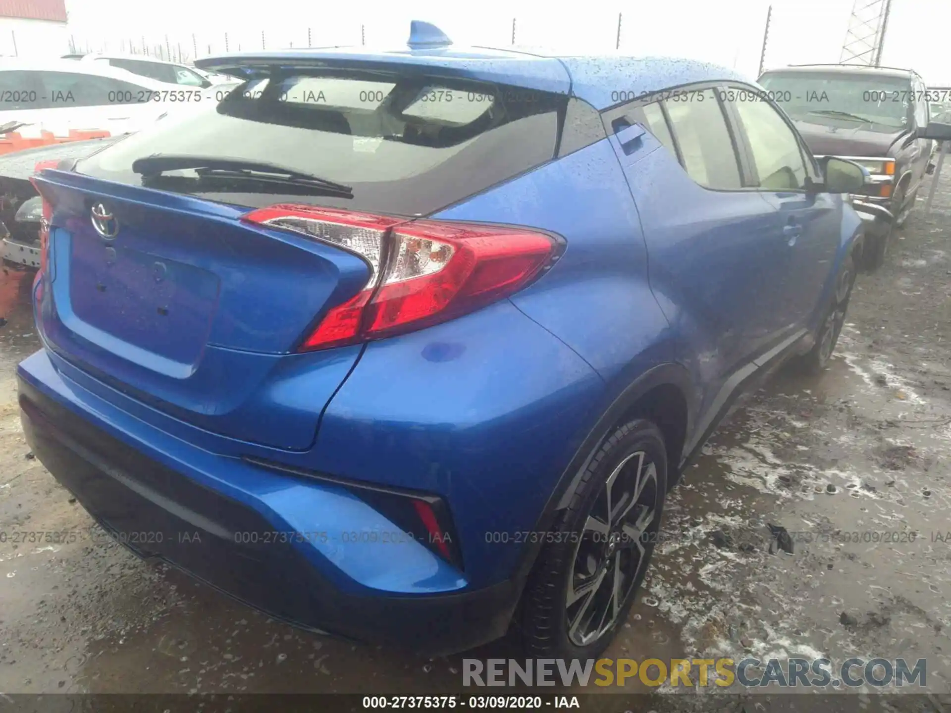 4 Photograph of a damaged car JTNKHMBX2K1058705 TOYOTA C-HR 2019