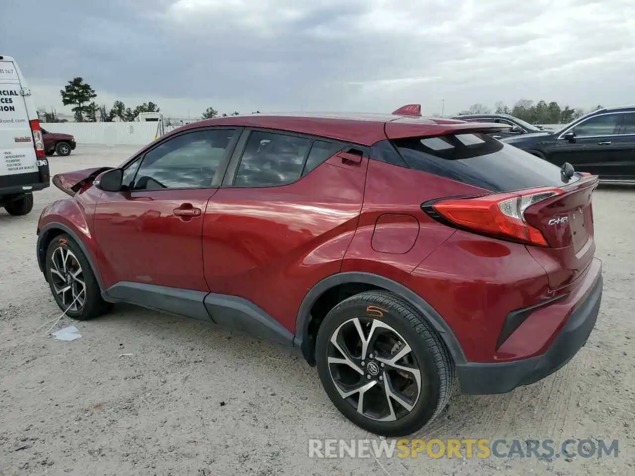 2 Photograph of a damaged car JTNKHMBX2K1060339 TOYOTA C-HR 2019