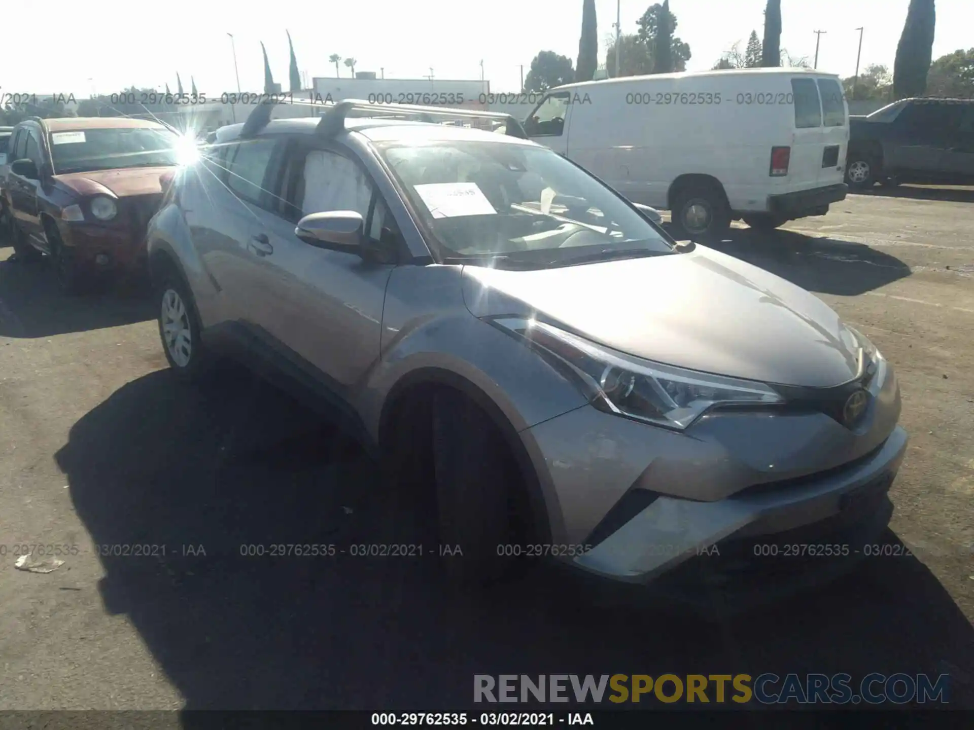 1 Photograph of a damaged car JTNKHMBX2K1061281 TOYOTA C-HR 2019